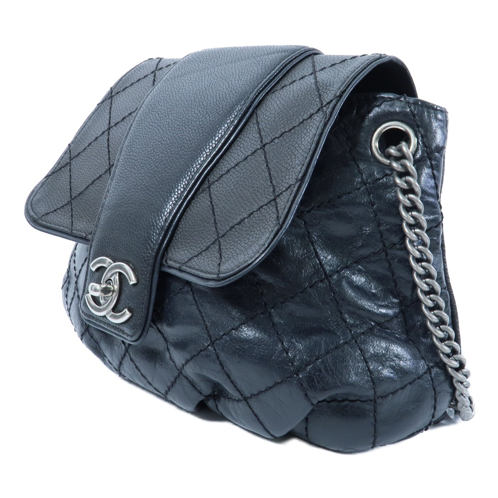 CHANEL 牛皮皮革Shoulder Bag鏈帶肩背袋