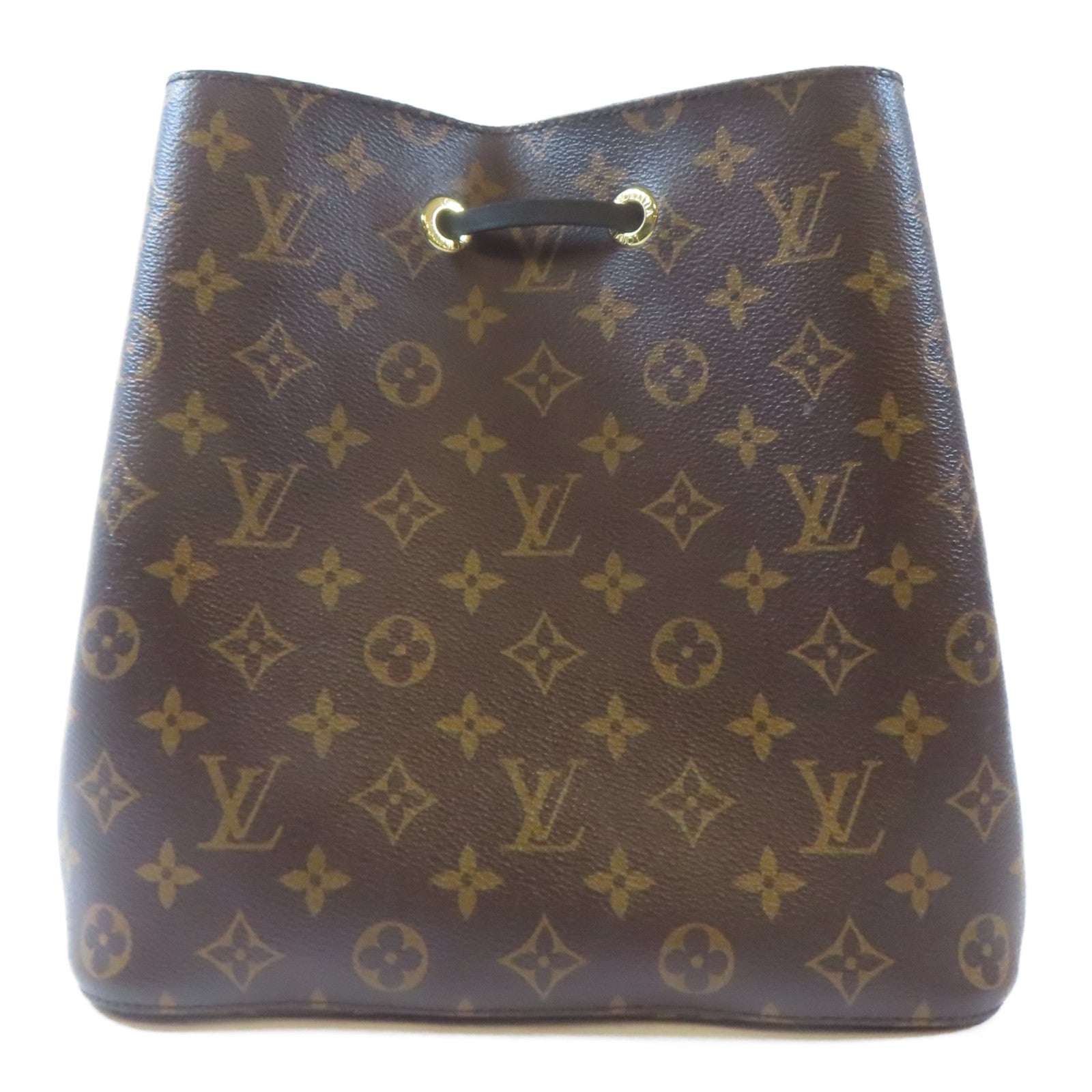 LOUIS VUITTON Monogram Neo Noe MM金扣肩背袋啡色