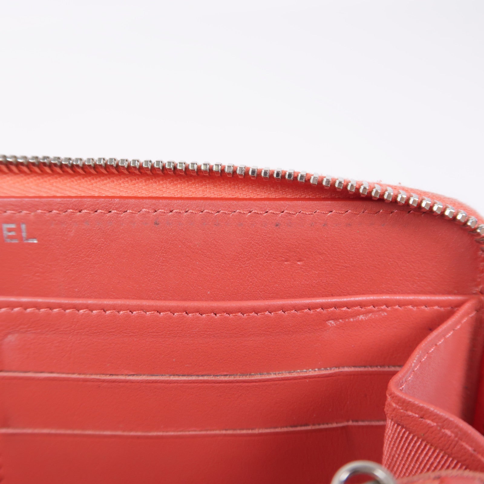 CHANEL 漆皮皮革Long Wallet銀扣長錢包