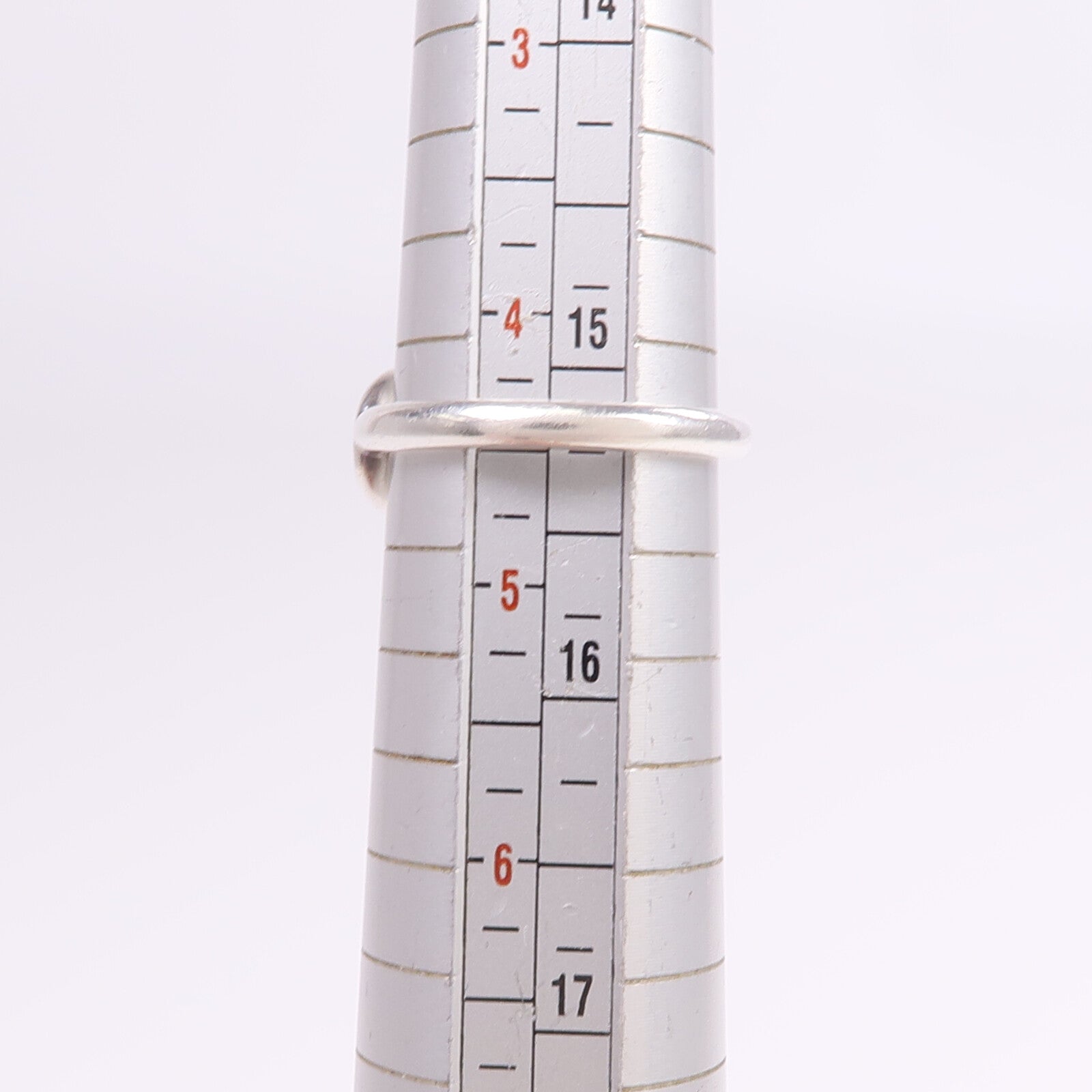 TIFFANY＆CO 925純銀Infinity Ring戒指US#4.5