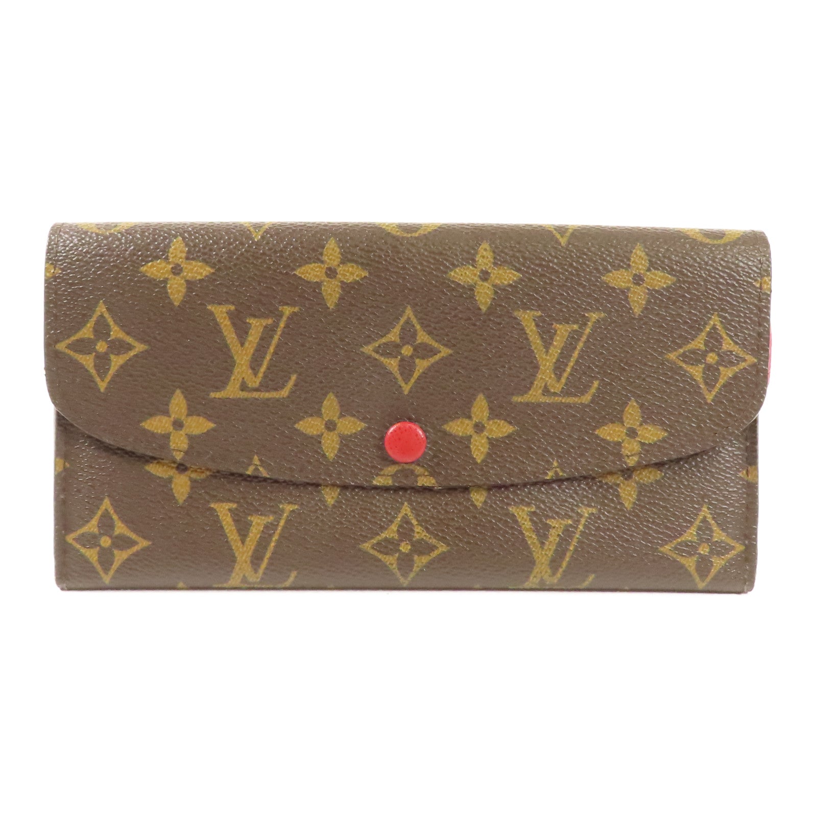 LOUIS VUITTON Monogram Long Wallet金扣長錢包