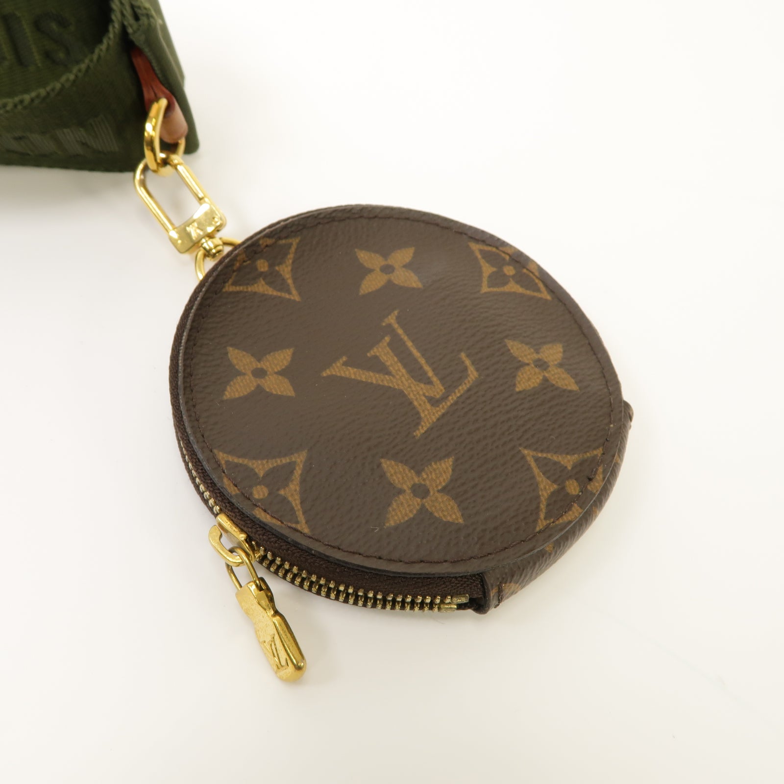 LOUIS VUITTON 【激減優惠】Monogram Multi Pochette Accessoires金扣肩背袋棕色