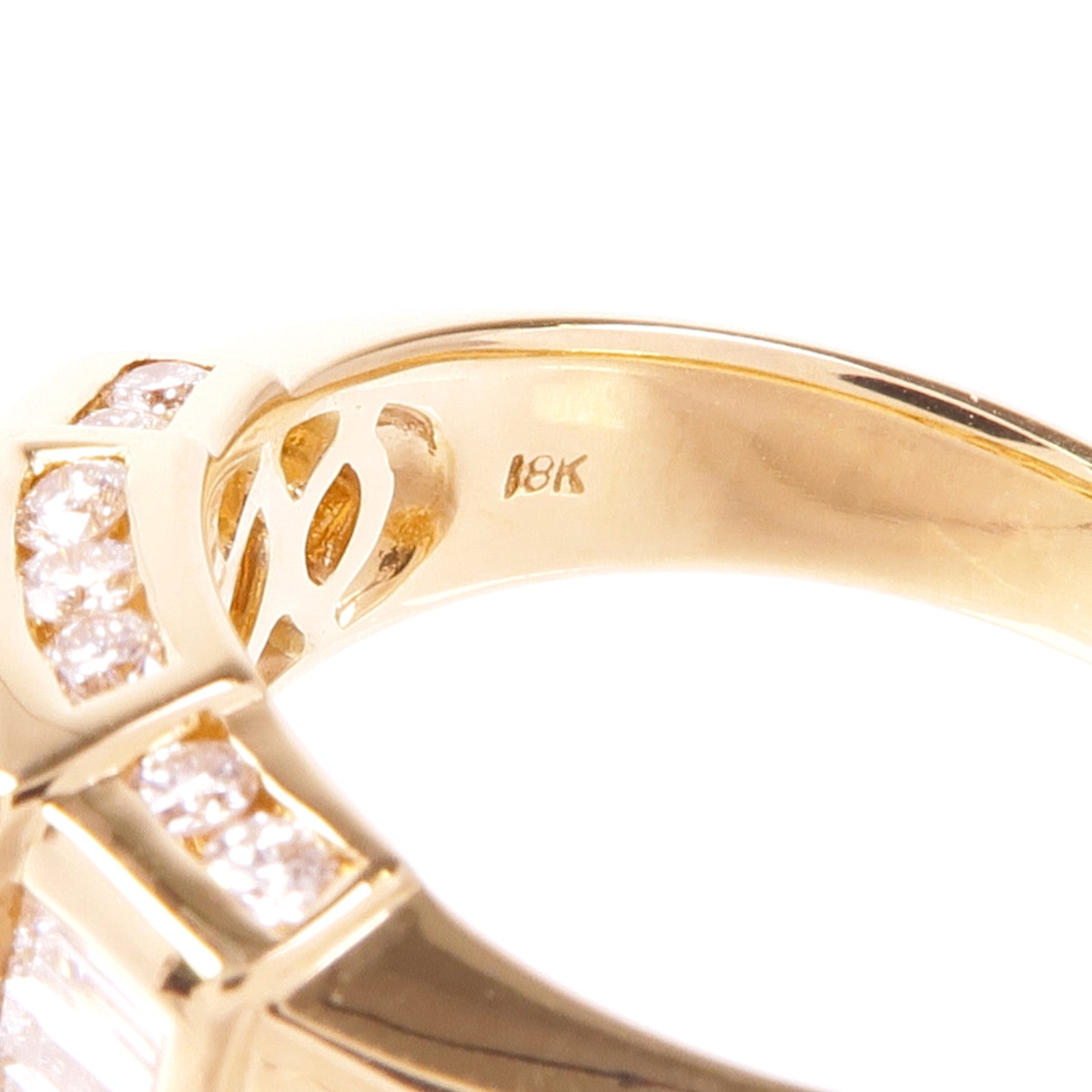 JEWELRY 18K玫瑰金Diamond Ring鑽石戒指US#6.25