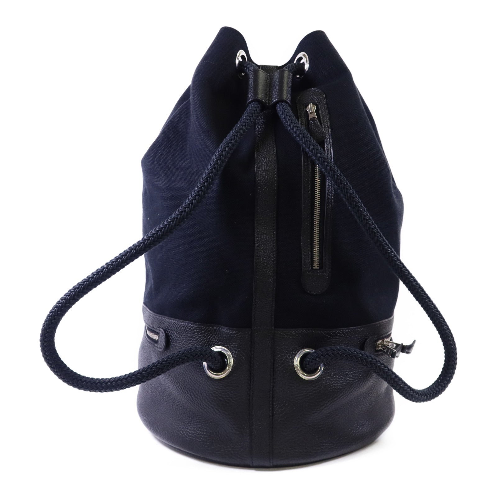 HERMES 帆布Babord背包Noir