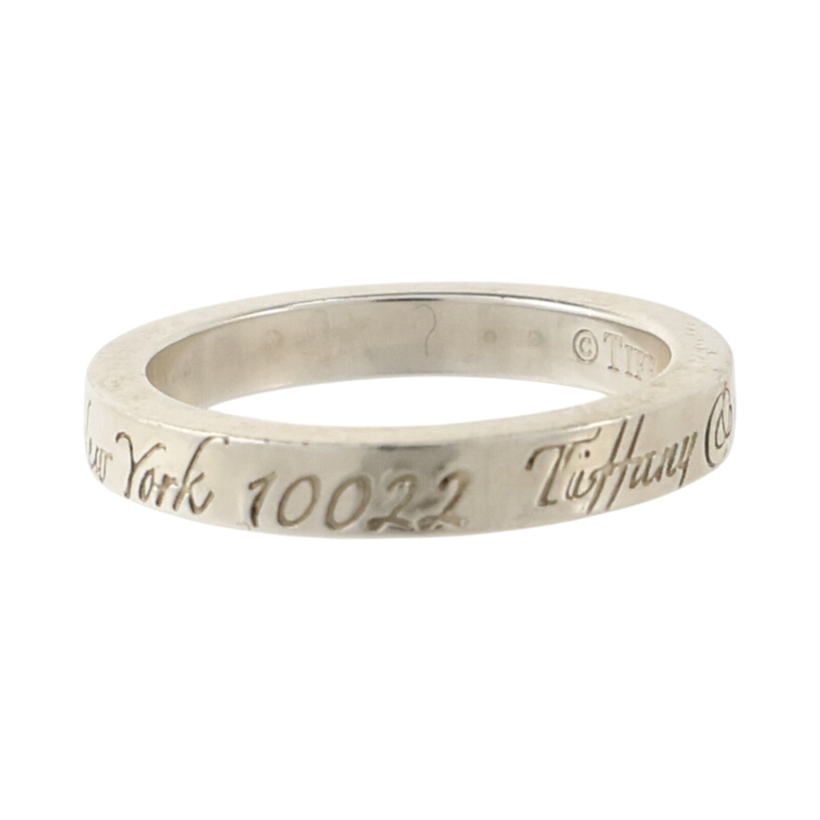 TIFFANY＆CO 925純銀Tiffany Notes Narrow Ring戒指