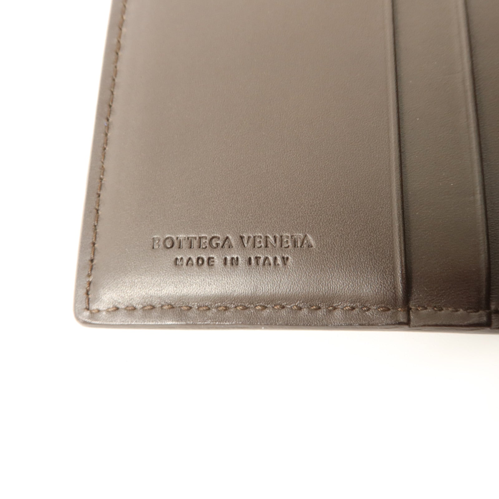 BOTTEGA VENETA 織紋皮革Bifold Wallet With Chain錢包