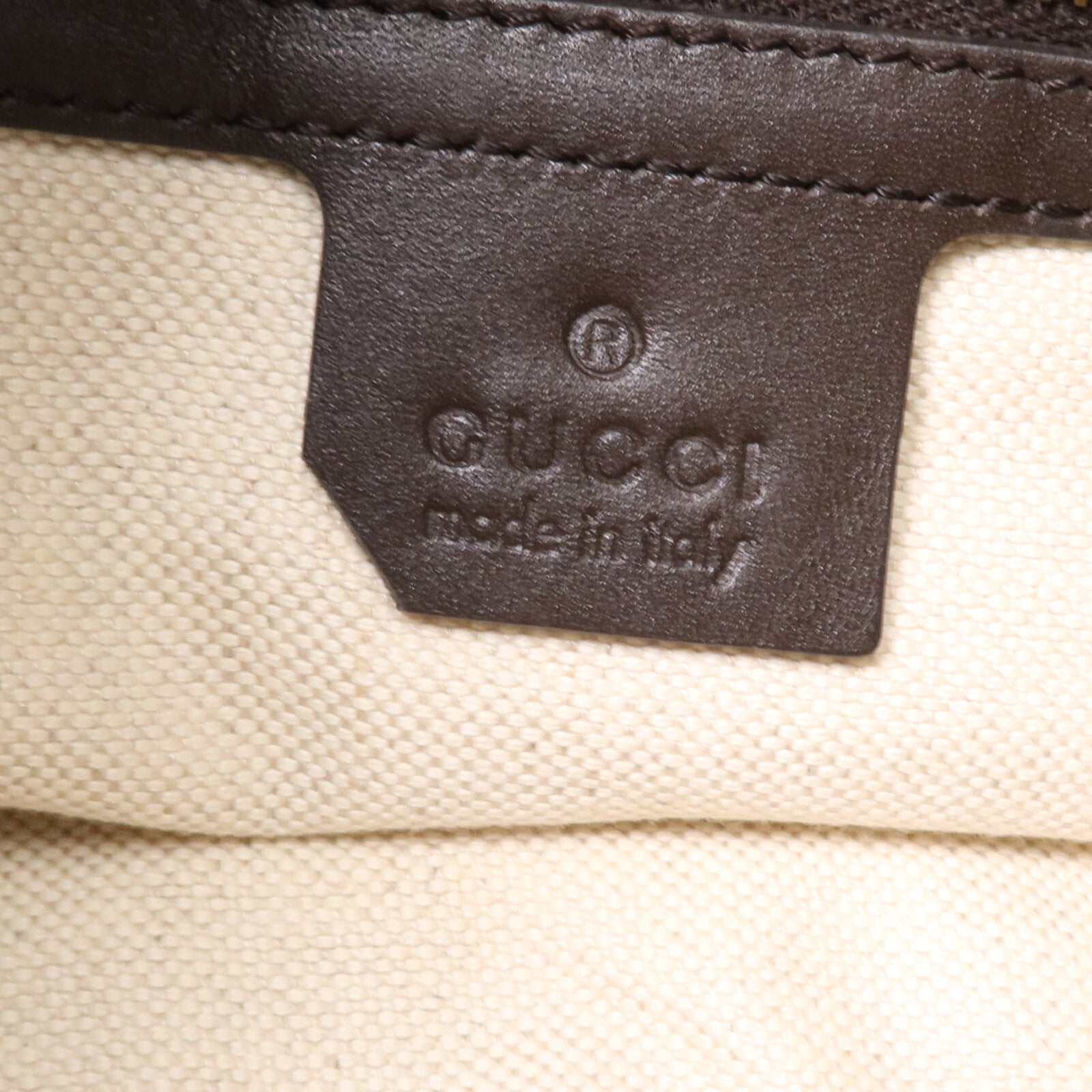 GUCCI 帆布Scarette Tote Bag金扣手挽袋