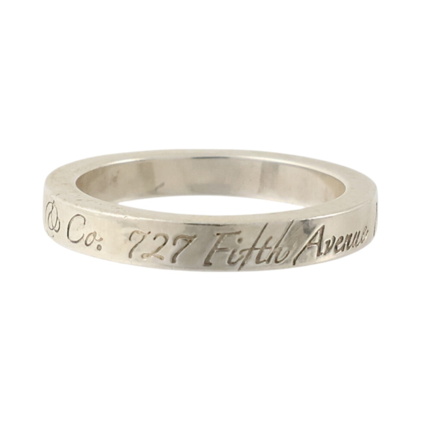 TIFFANY＆CO 925純銀Tiffany Notes Narrow Ring戒指
