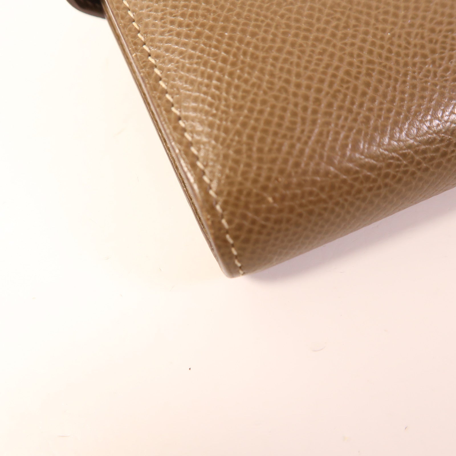 HERMES Epsom皮革Kelly Long Wallet銀扣長錢包