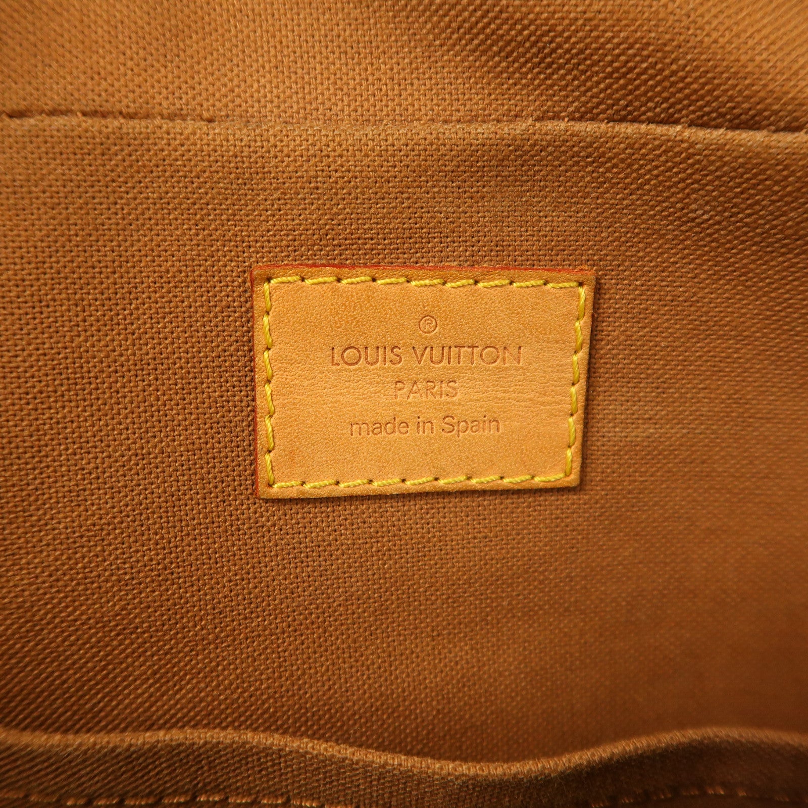 LOUIS VUITTON Monogram Sac Bosphore金扣手挽肩背兩用袋啡色
