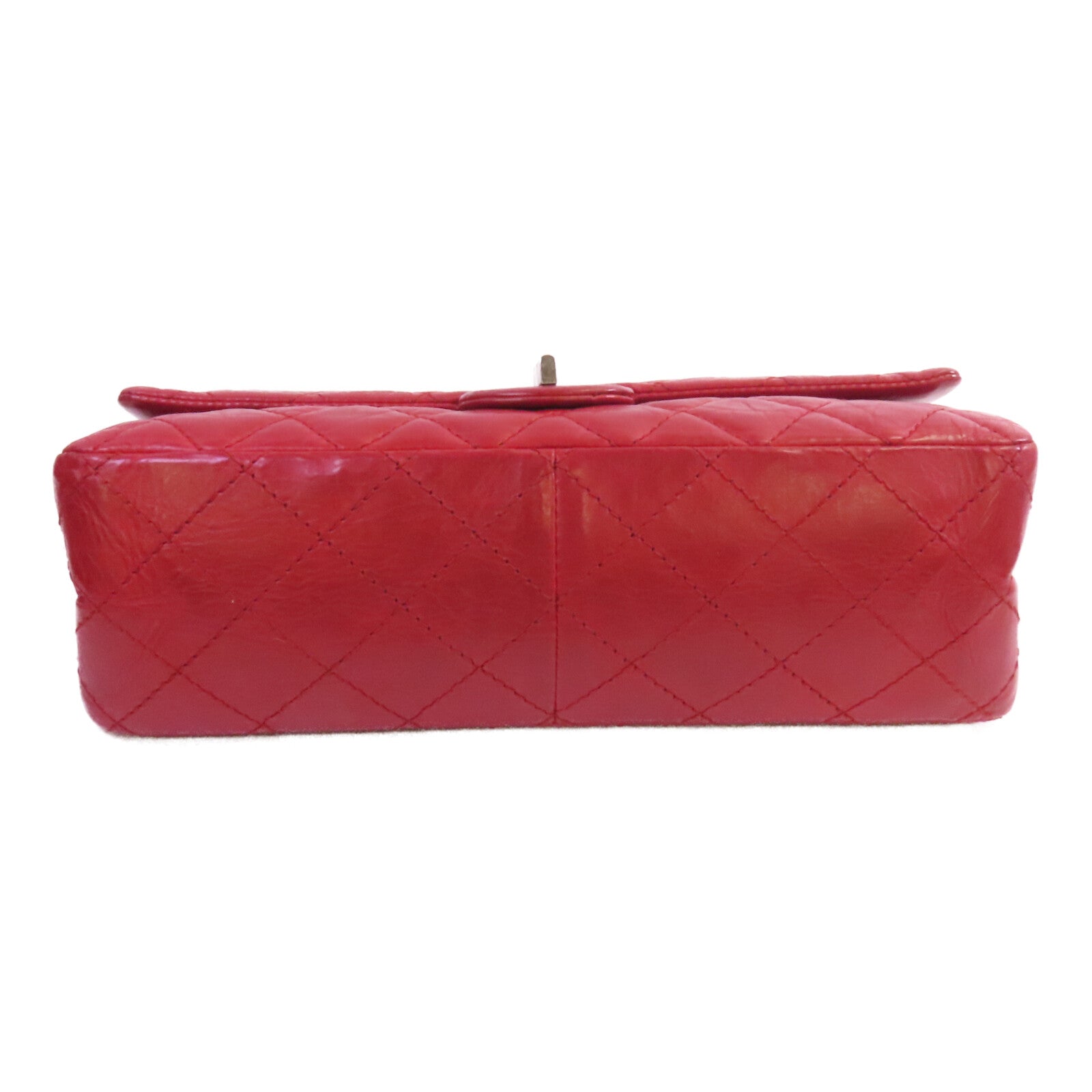 CHANEL 牛皮皮革2.55 Large銀扣鏈帶肩背袋
