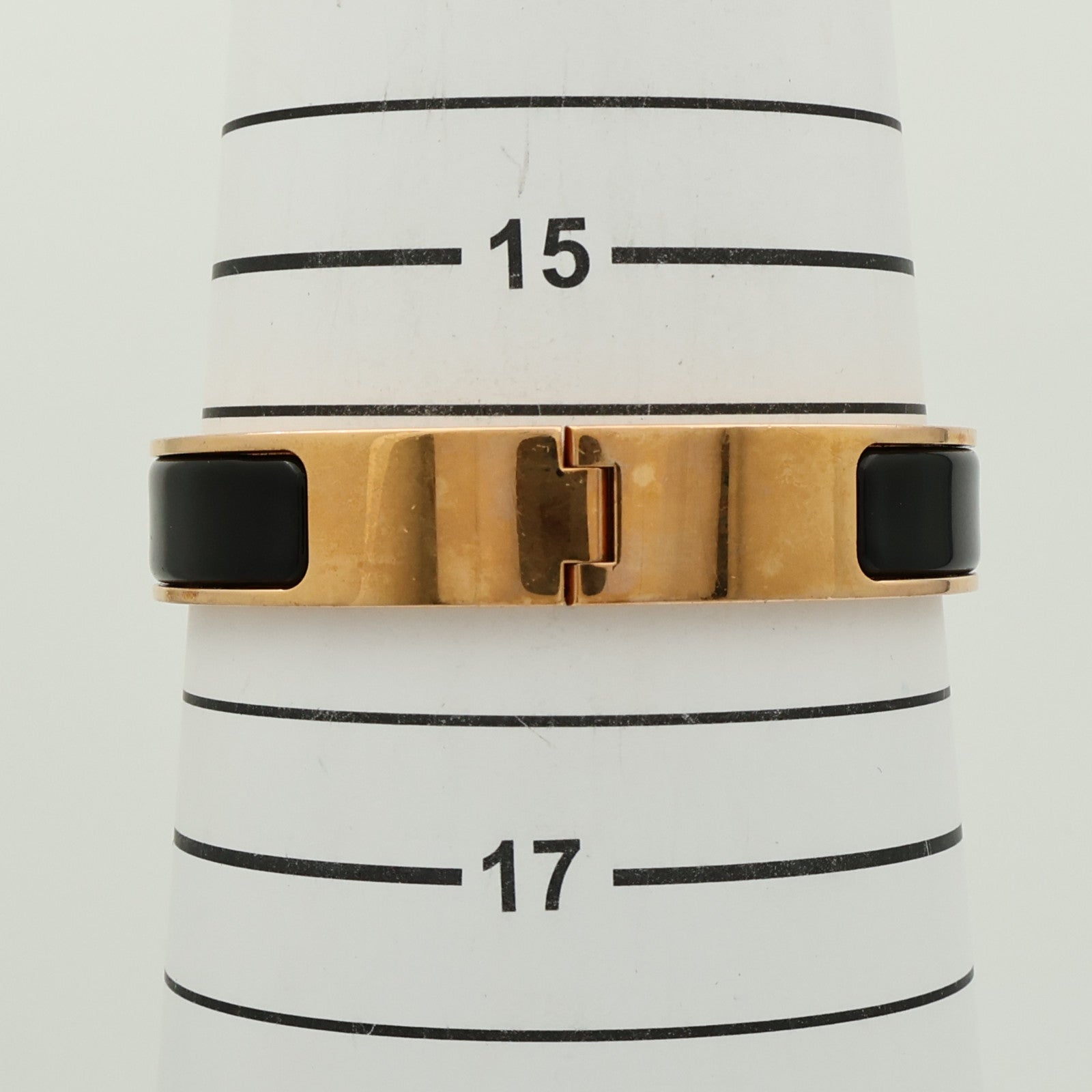 HERMES 金屬/琺瑯Clic H金扣手鐲