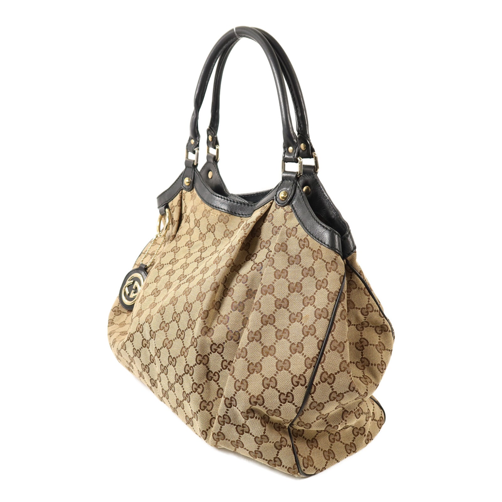 GUCCI 帆布Sukey Tote Bag金扣手挽袋