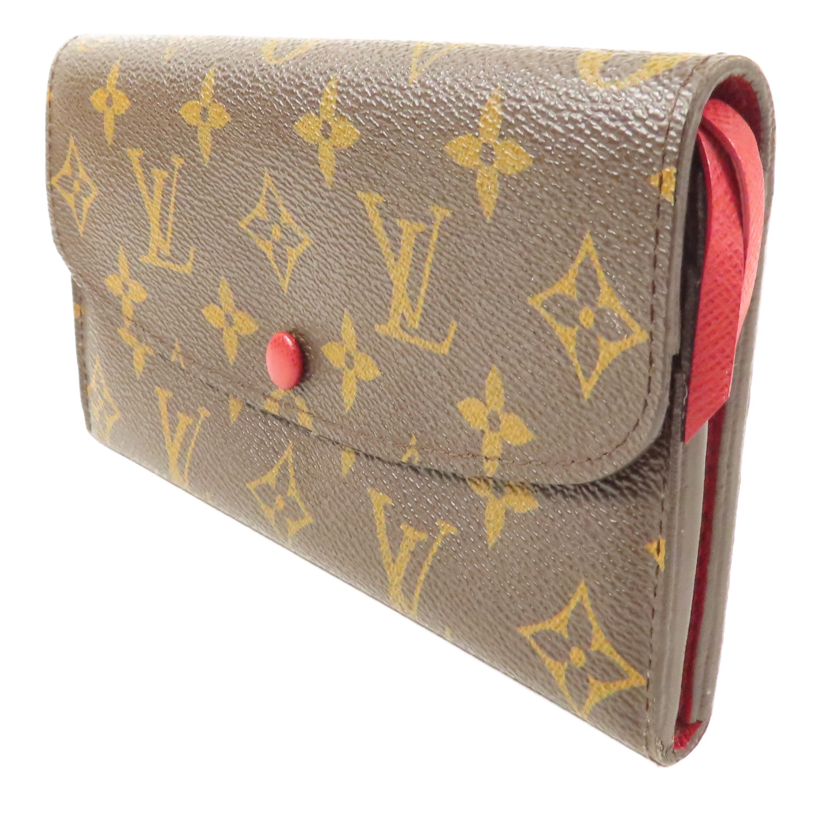 LOUIS VUITTON Monogram Long Wallet金扣長錢包
