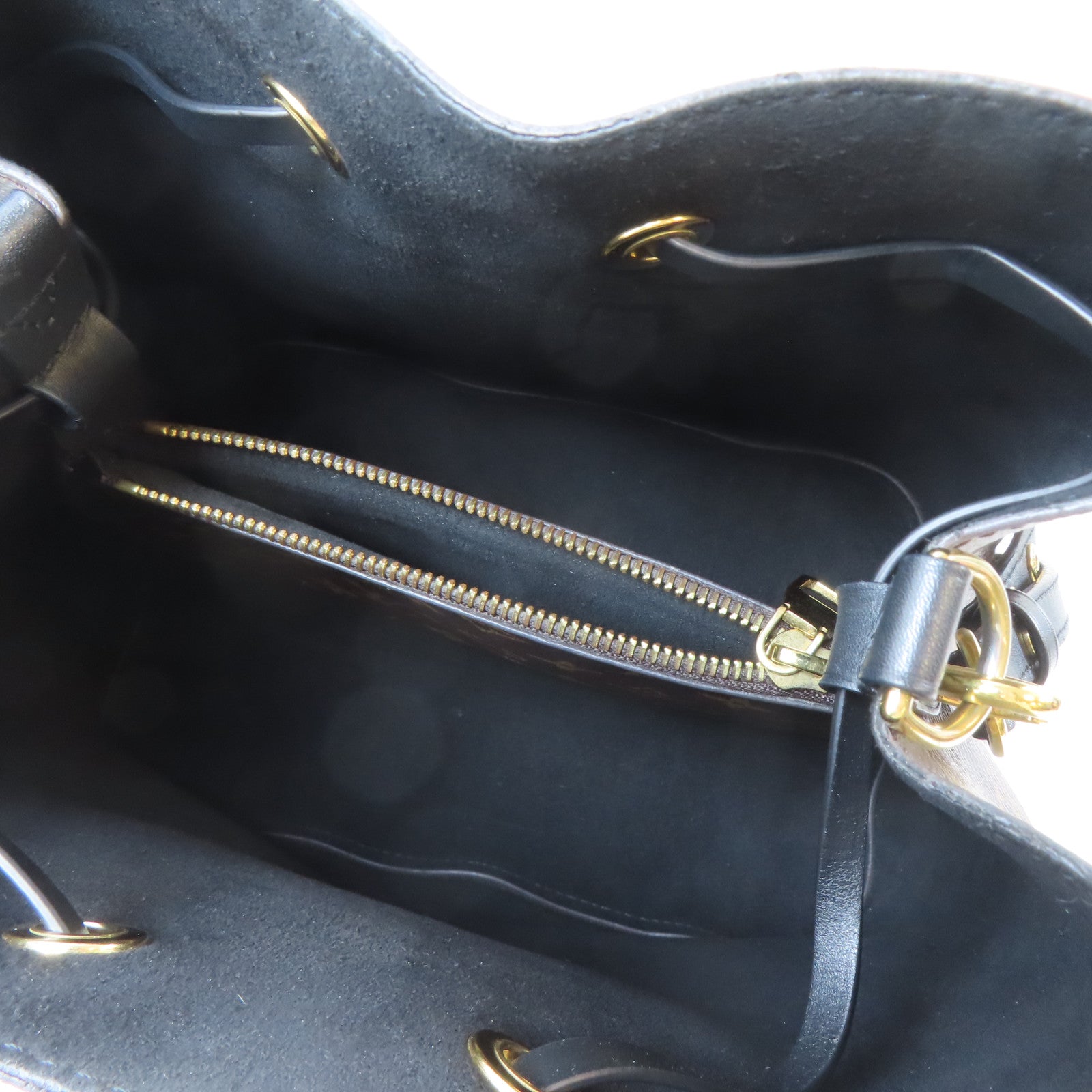 LOUIS VUITTON Monogram Neo Noe MM金扣肩背袋啡色
