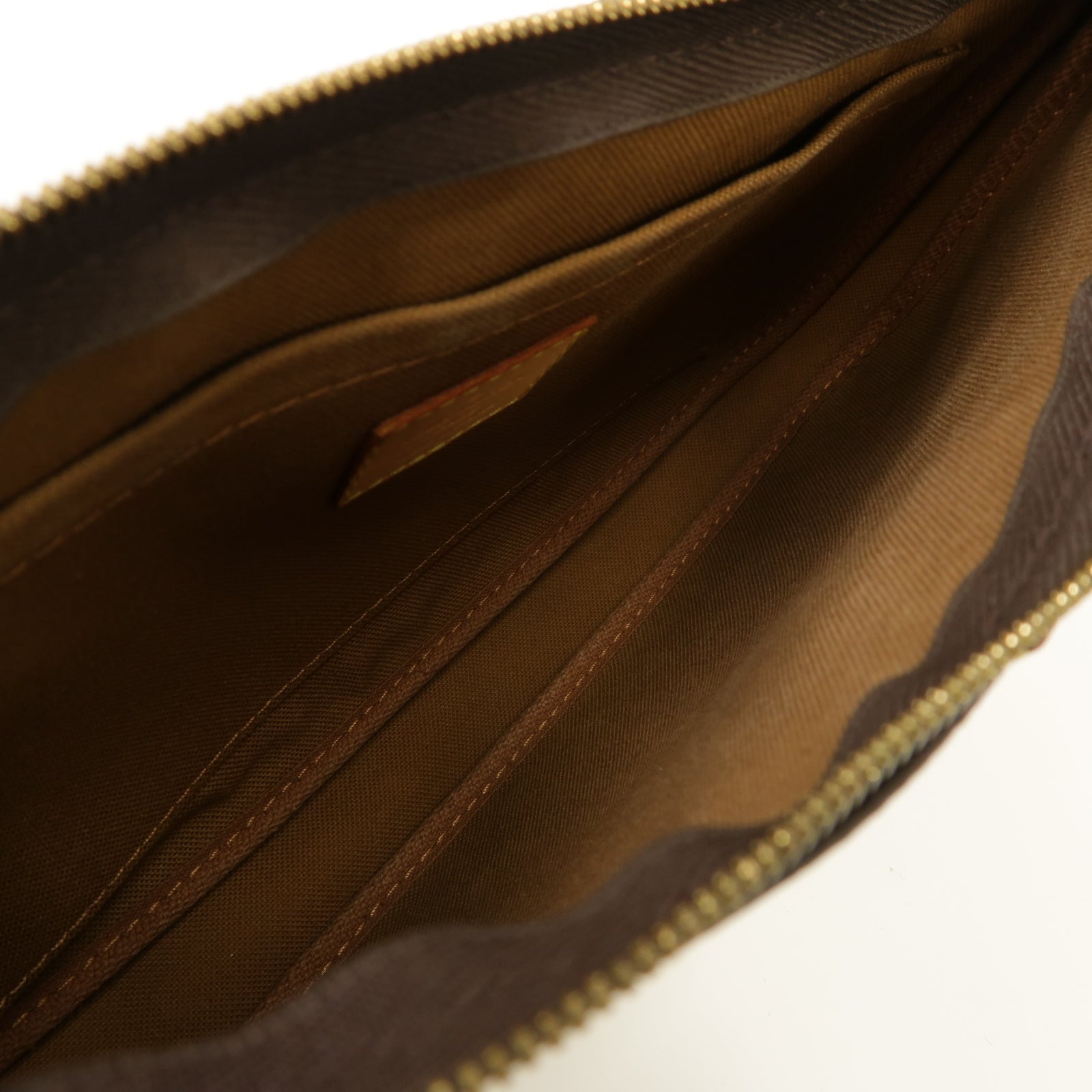LOUIS VUITTON 【激減優惠】Monogram Multi Pochette Accessoires金扣肩背袋棕色
