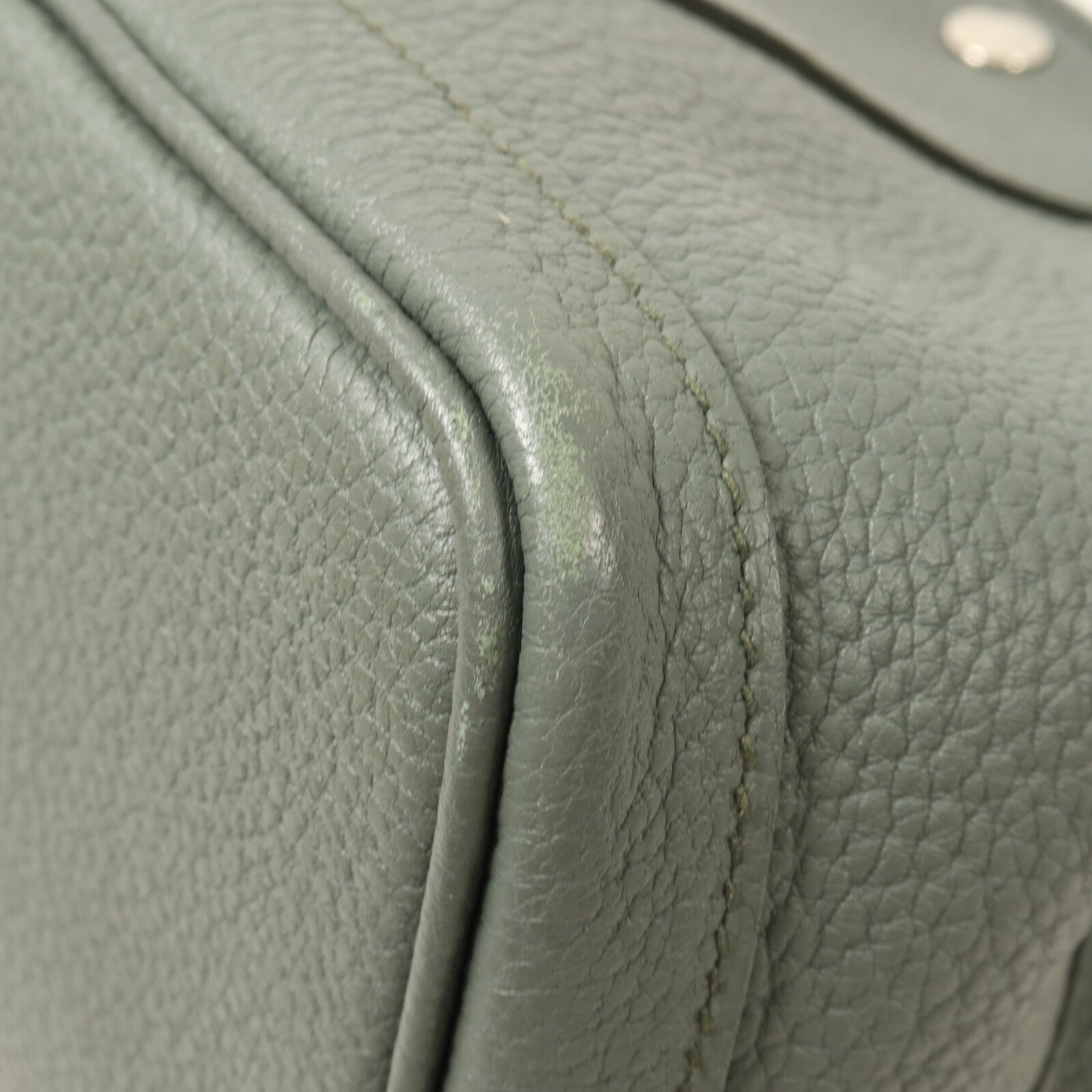HERMES Negonda皮革Garden Party TPM手挽袋Vert Amande