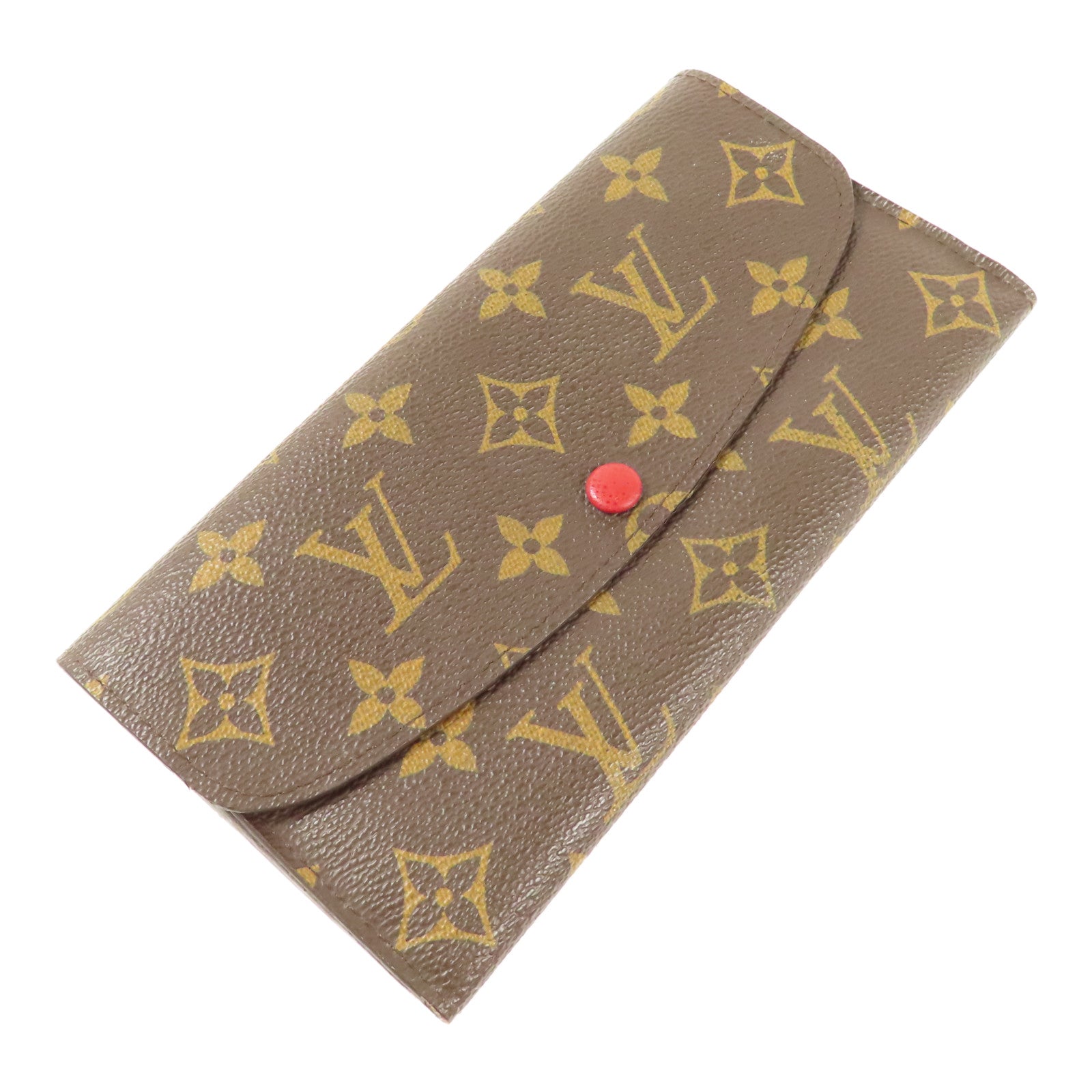 LOUIS VUITTON Monogram Long Wallet金扣長錢包