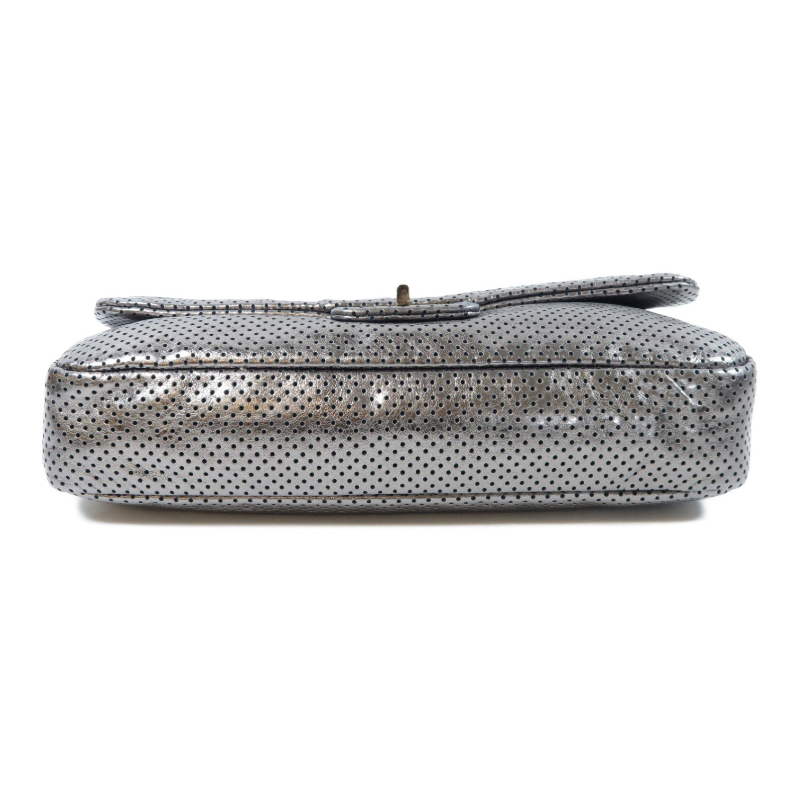CHANEL 【激減優惠】牛皮皮革2.55 Chain Shoulder Bag金扣鏈帶肩背袋銀色