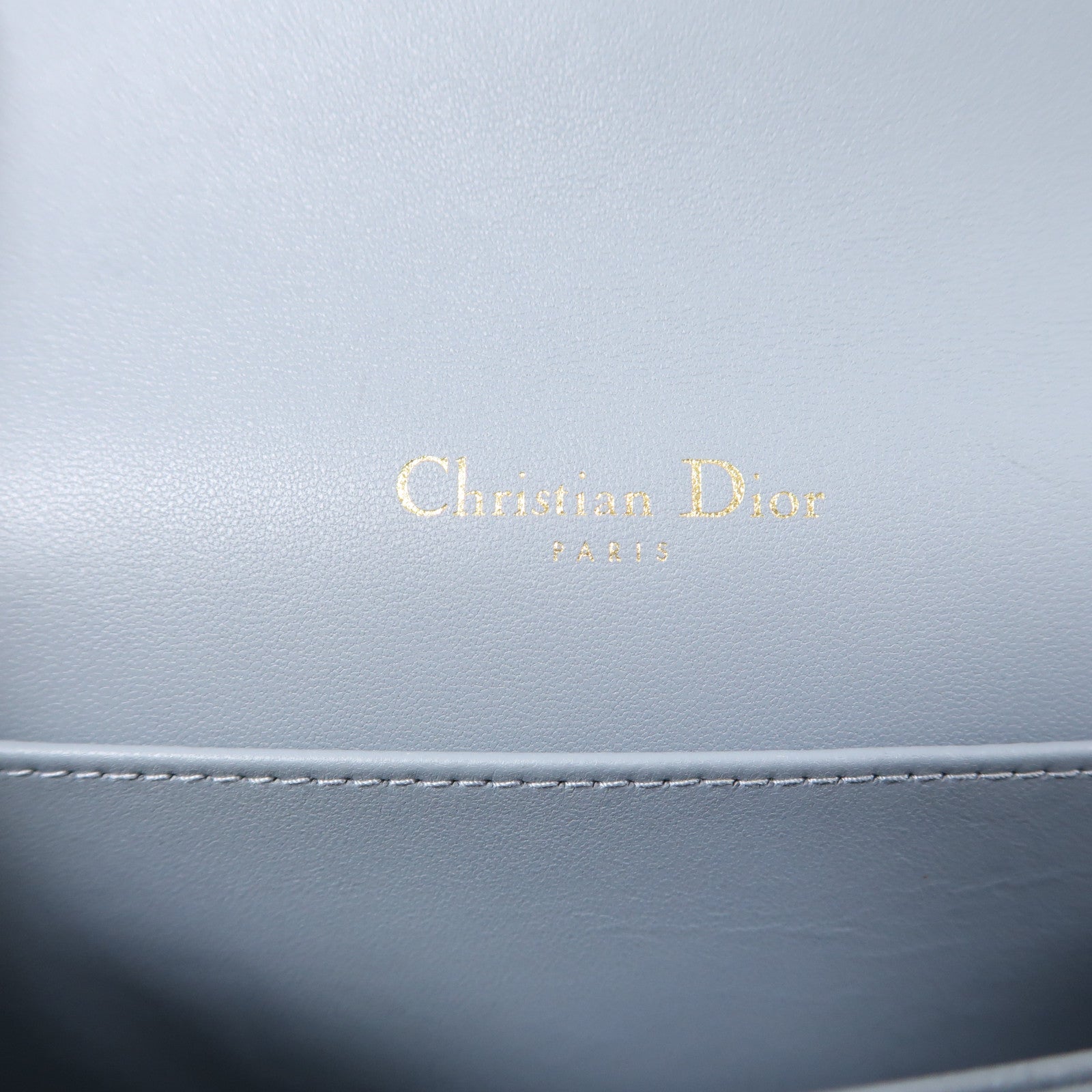 Dior 羊皮皮革Lady Dior Pouch金扣鏈帶肩背袋