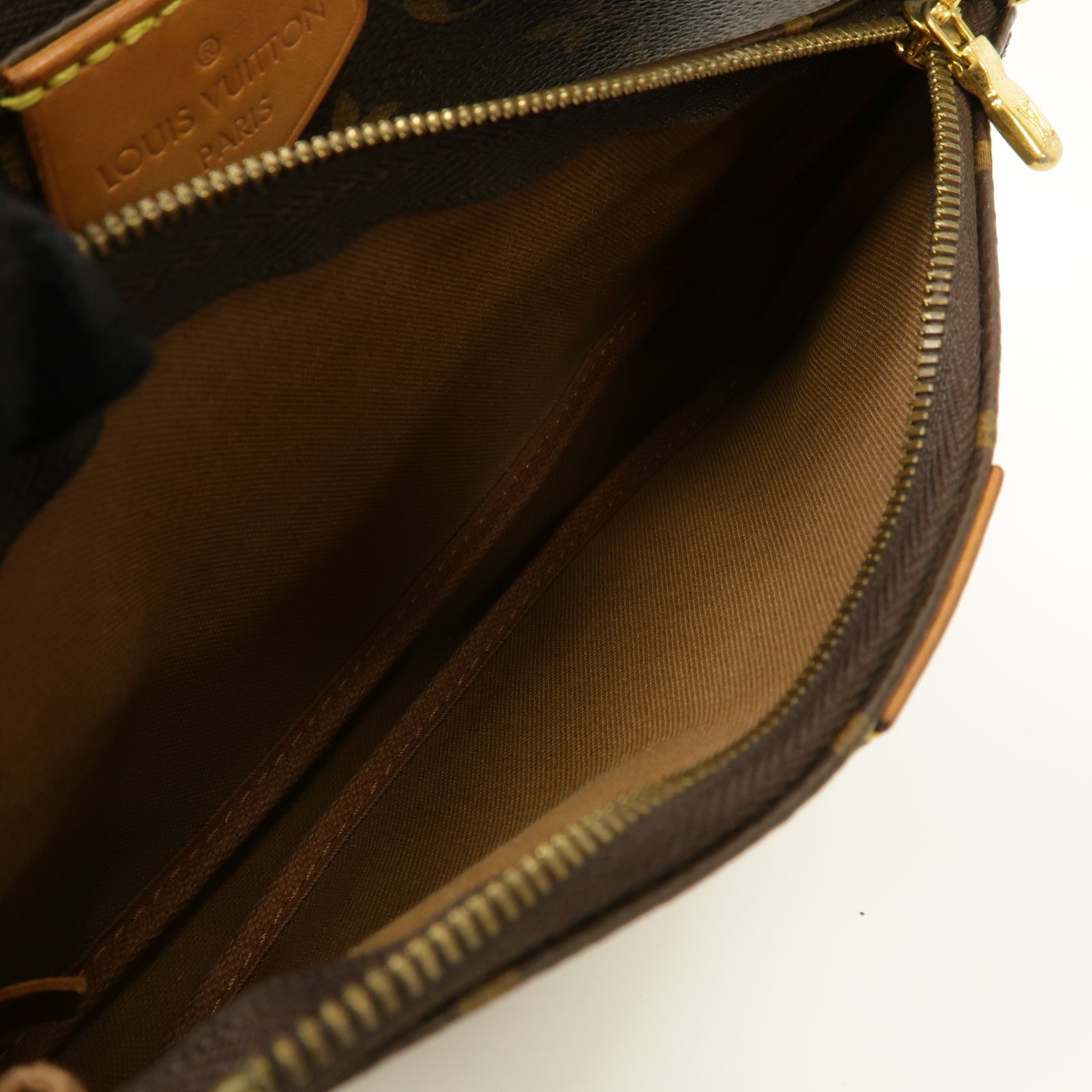 LOUIS VUITTON 【激減優惠】Monogram Multi Pochette Accessoires金扣肩背袋棕色