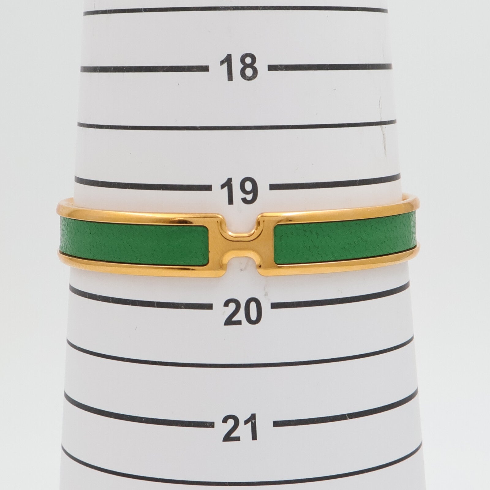 HERMES Chamkila皮革/金屬Olympe Bracelet手鐲