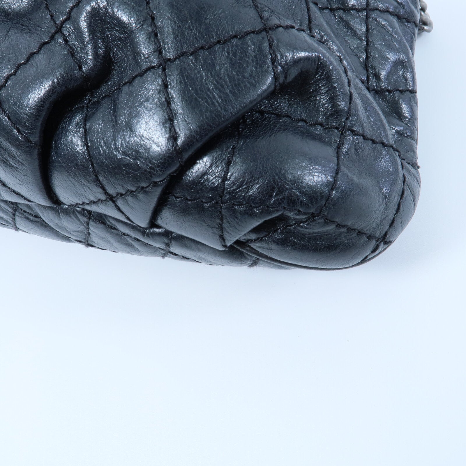 CHANEL 牛皮皮革Shoulder Bag鏈帶肩背袋