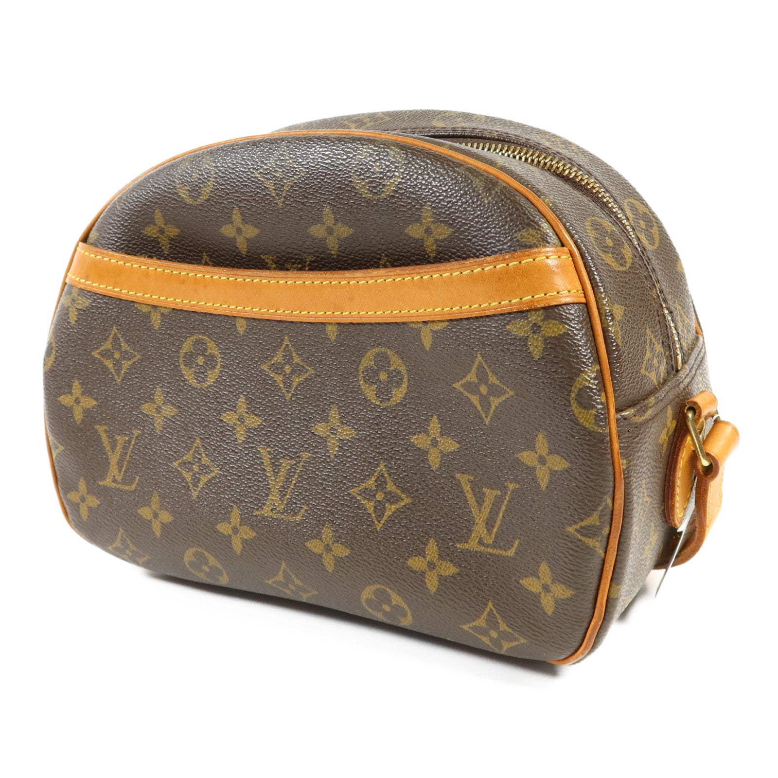 LOUIS VUITTON Monogram Blois金扣肩背袋棕色