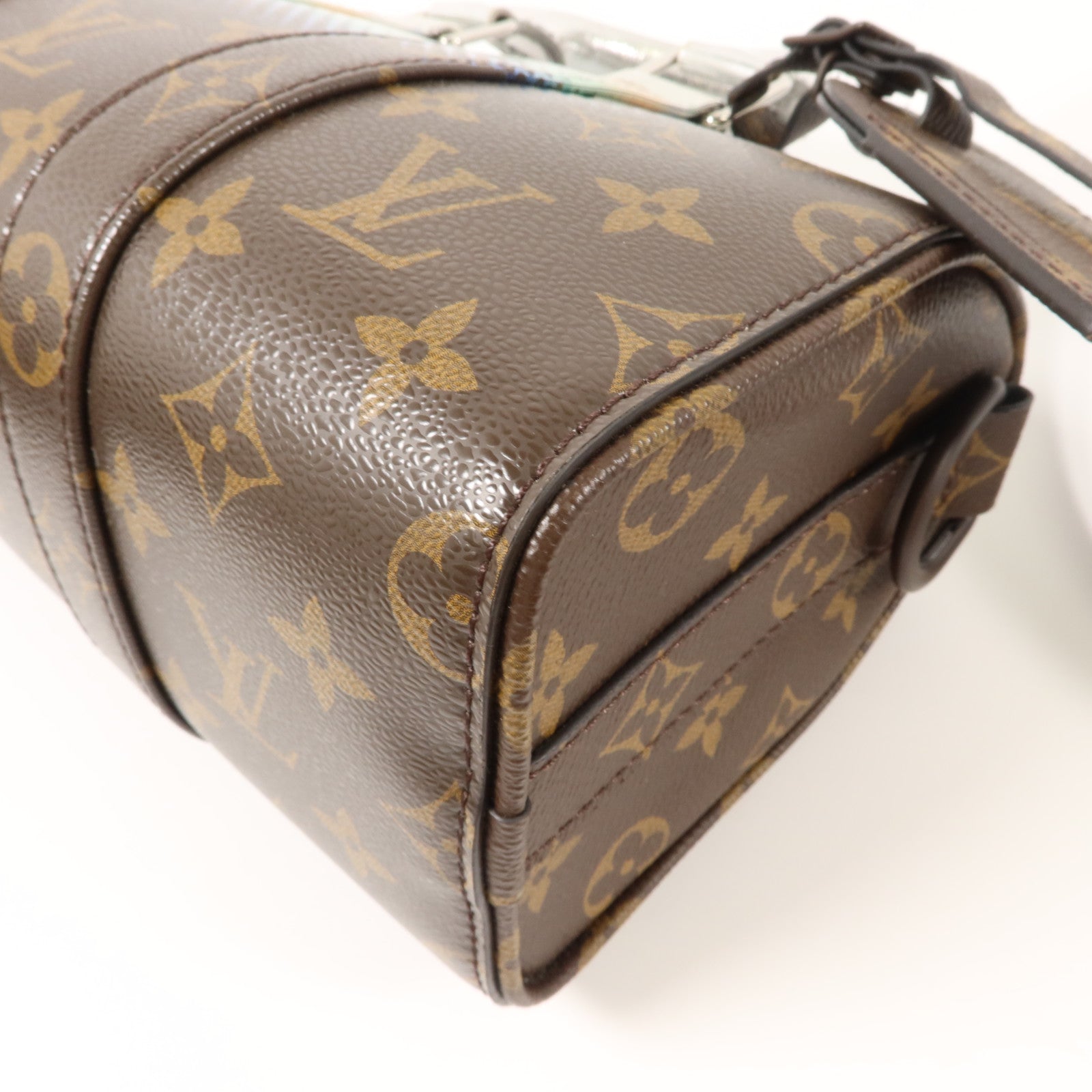 LOUIS VUITTON Mono-Metallic Nebula Keepall Bandouliere 25手挽肩背兩用袋