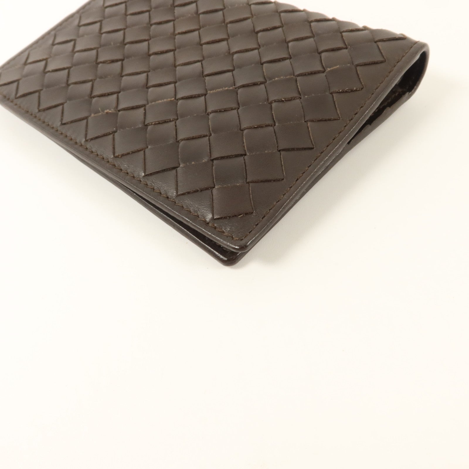 BOTTEGA VENETA 織紋皮革Bifold Wallet With Chain錢包