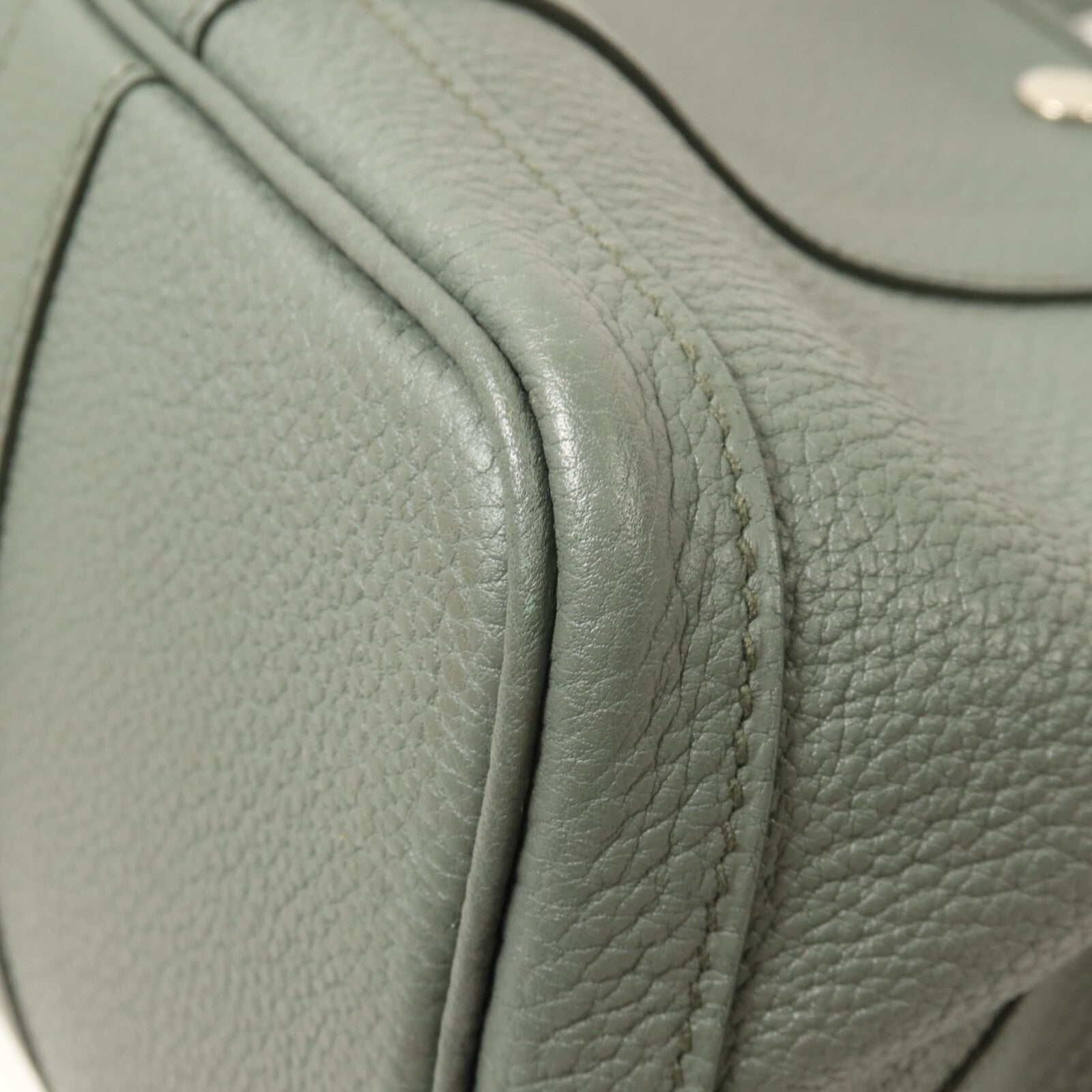 HERMES Negonda皮革Garden Party TPM手挽袋Vert Amande