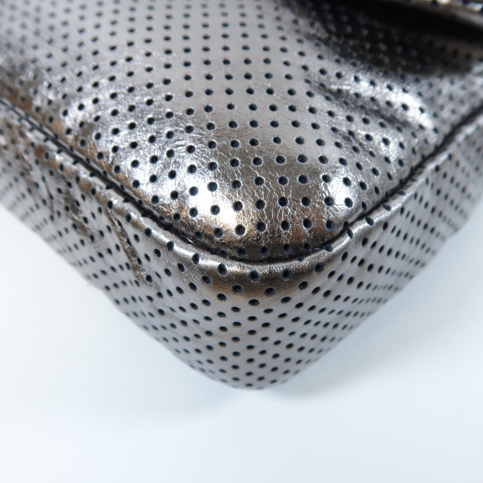 CHANEL 【激減優惠】牛皮皮革2.55 Chain Shoulder Bag金扣鏈帶肩背袋銀色