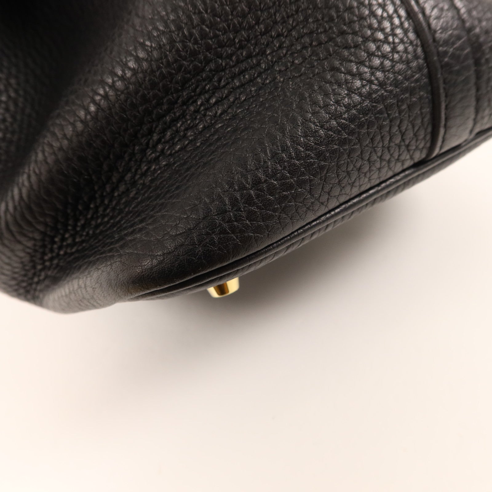 HERMES Clemence皮革Picotin MM金扣手挽袋