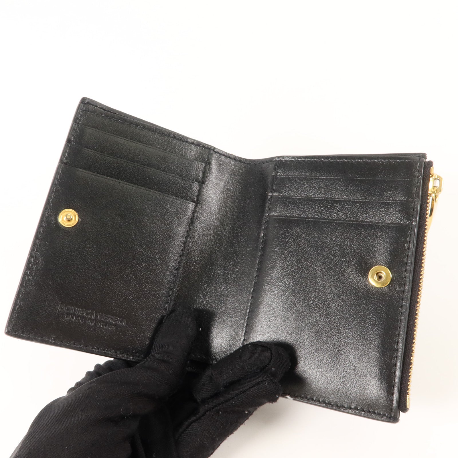 BOTTEGA VENETA 羊皮皮革Bifold Wallet錢包