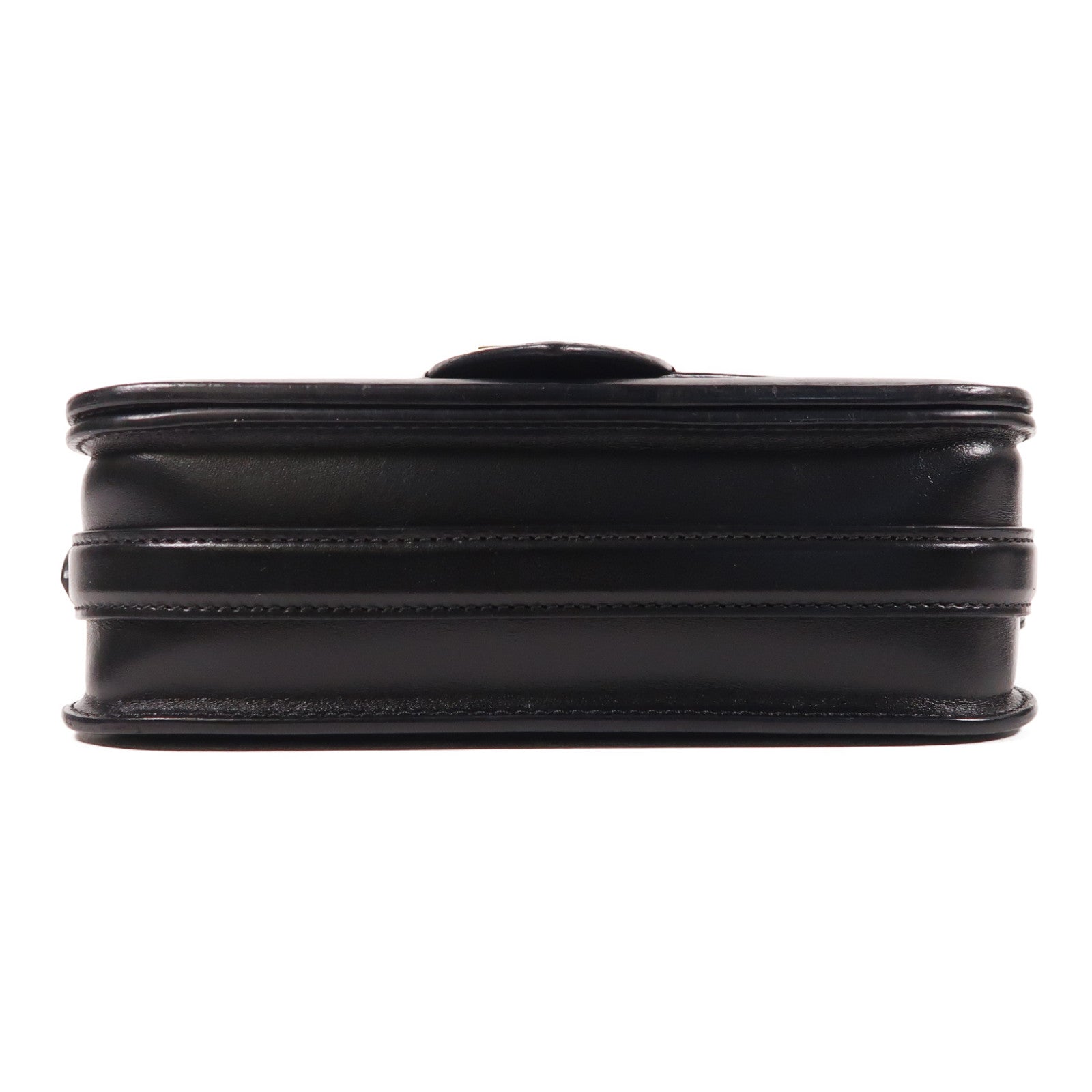 LOUIS VUITTON 牛皮皮革Pont 9金扣肩背袋黑色