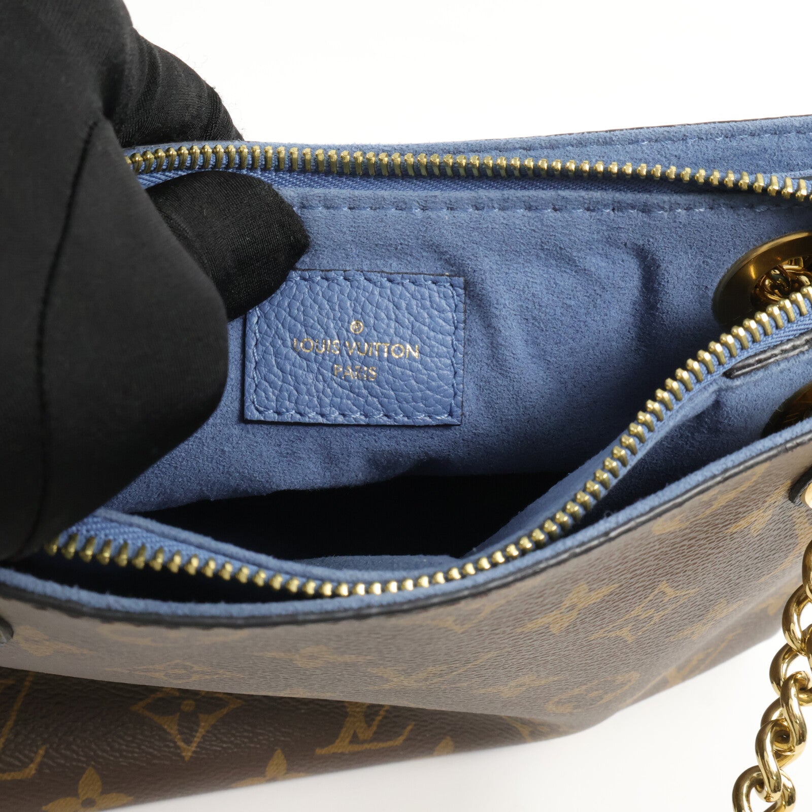 LOUIS VUITTON Monogram Surenne BB鏈帶肩背袋