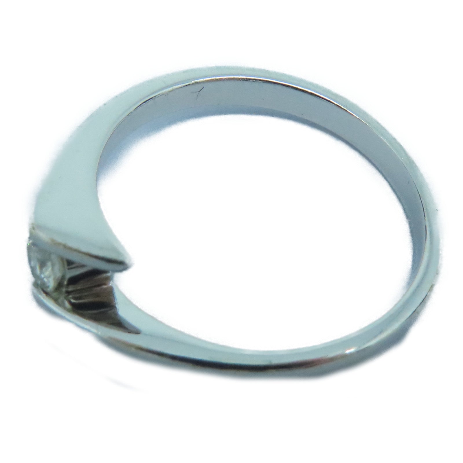 JEWELRY 18K白金Diamond Ring钻石戒指US#6
