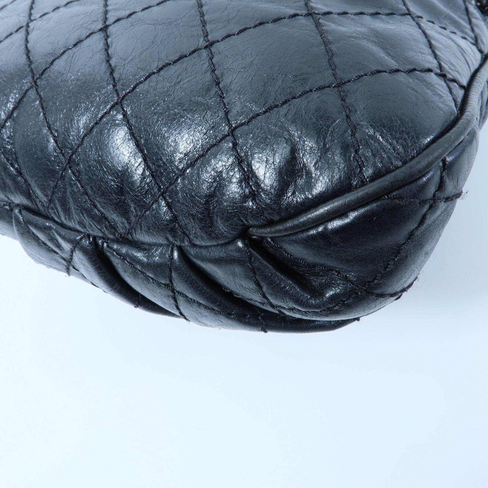 CHANEL 牛皮皮革Shoulder Bag鏈帶肩背袋