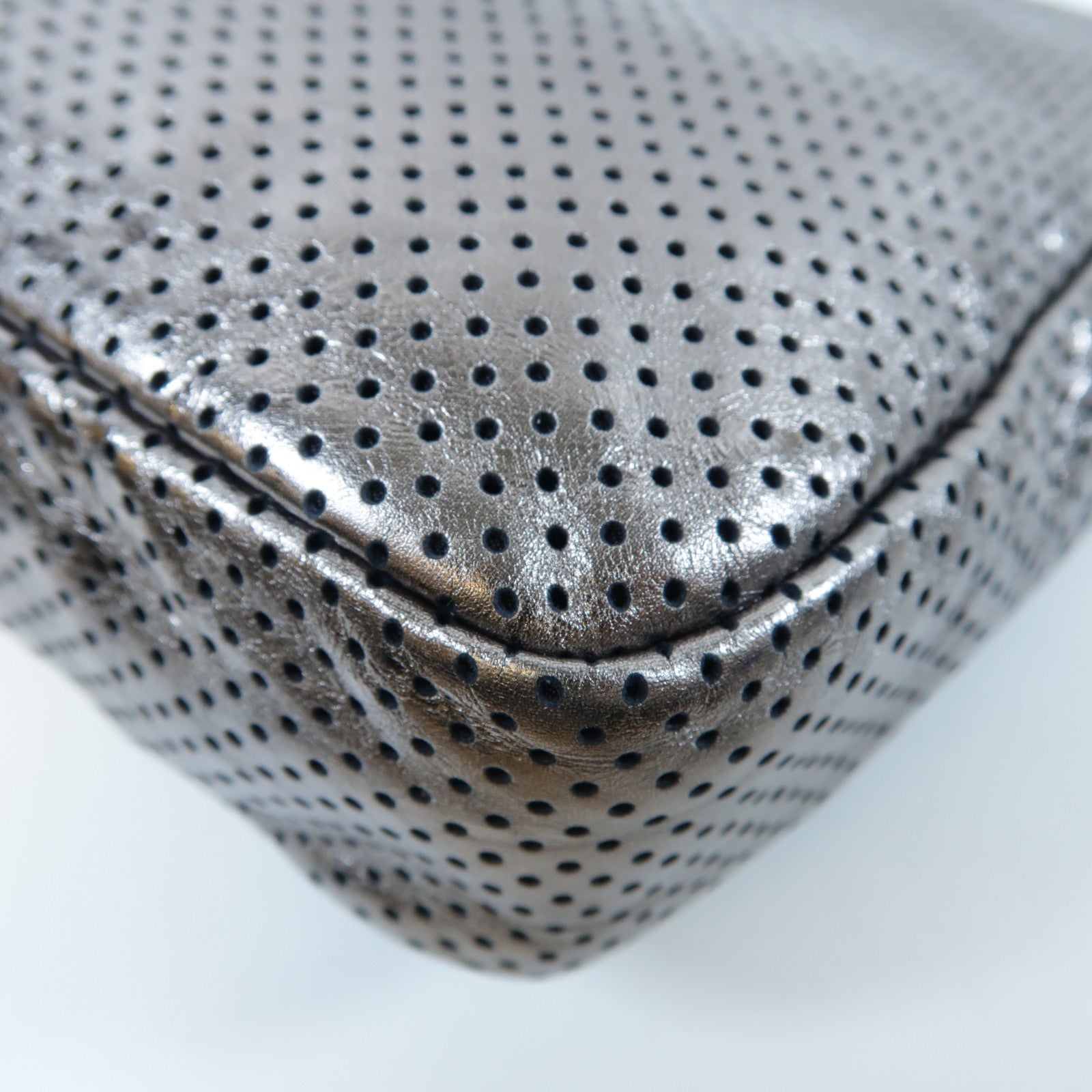 CHANEL 【激減優惠】牛皮皮革2.55 Chain Shoulder Bag金扣鏈帶肩背袋銀色