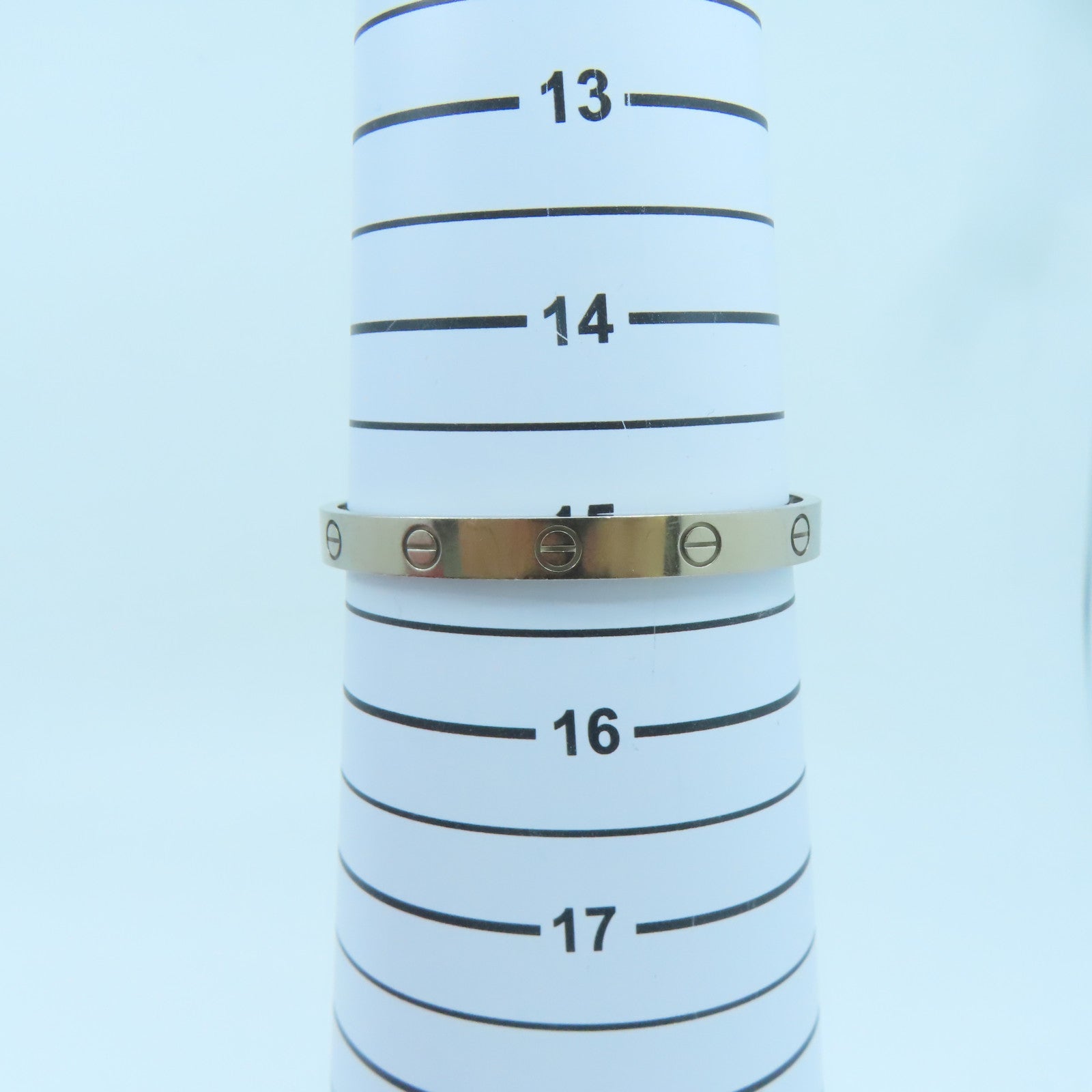 CARTIER **【激減優惠】18K白金Love Bracelet手鐲Cartier#16