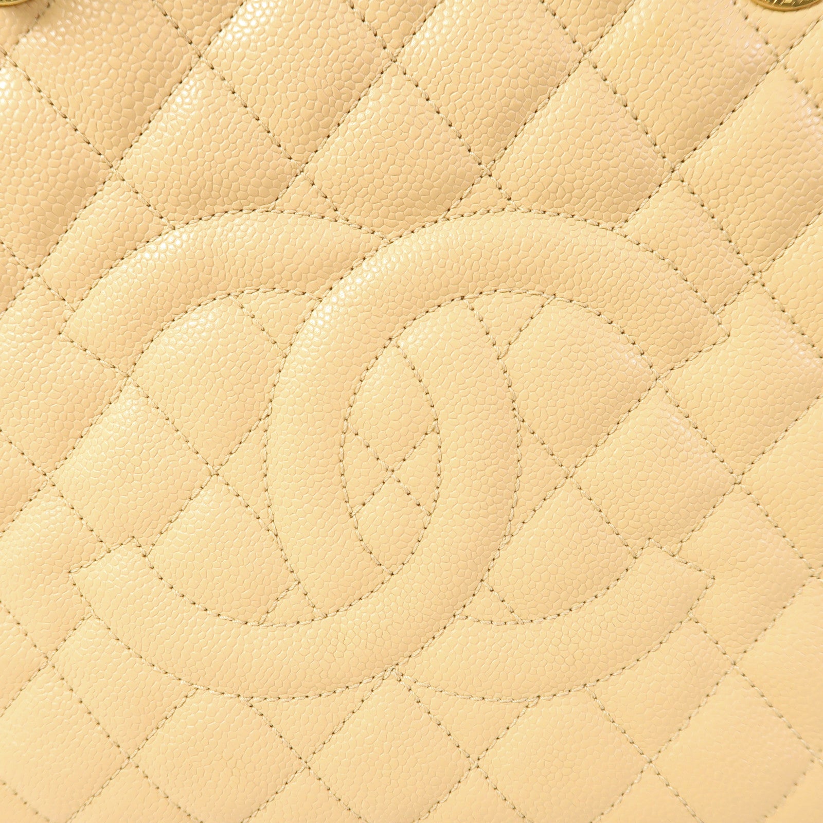 CHANEL 牛皮皮革GST Grand Shopping Tote Bag金扣肩背袋/手挽袋