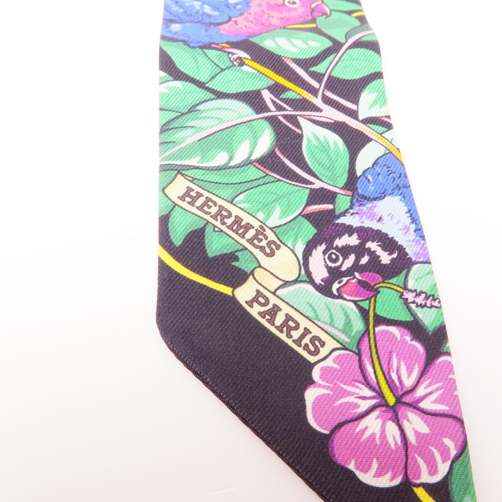 HERMES 絲質Twilly絲巾
