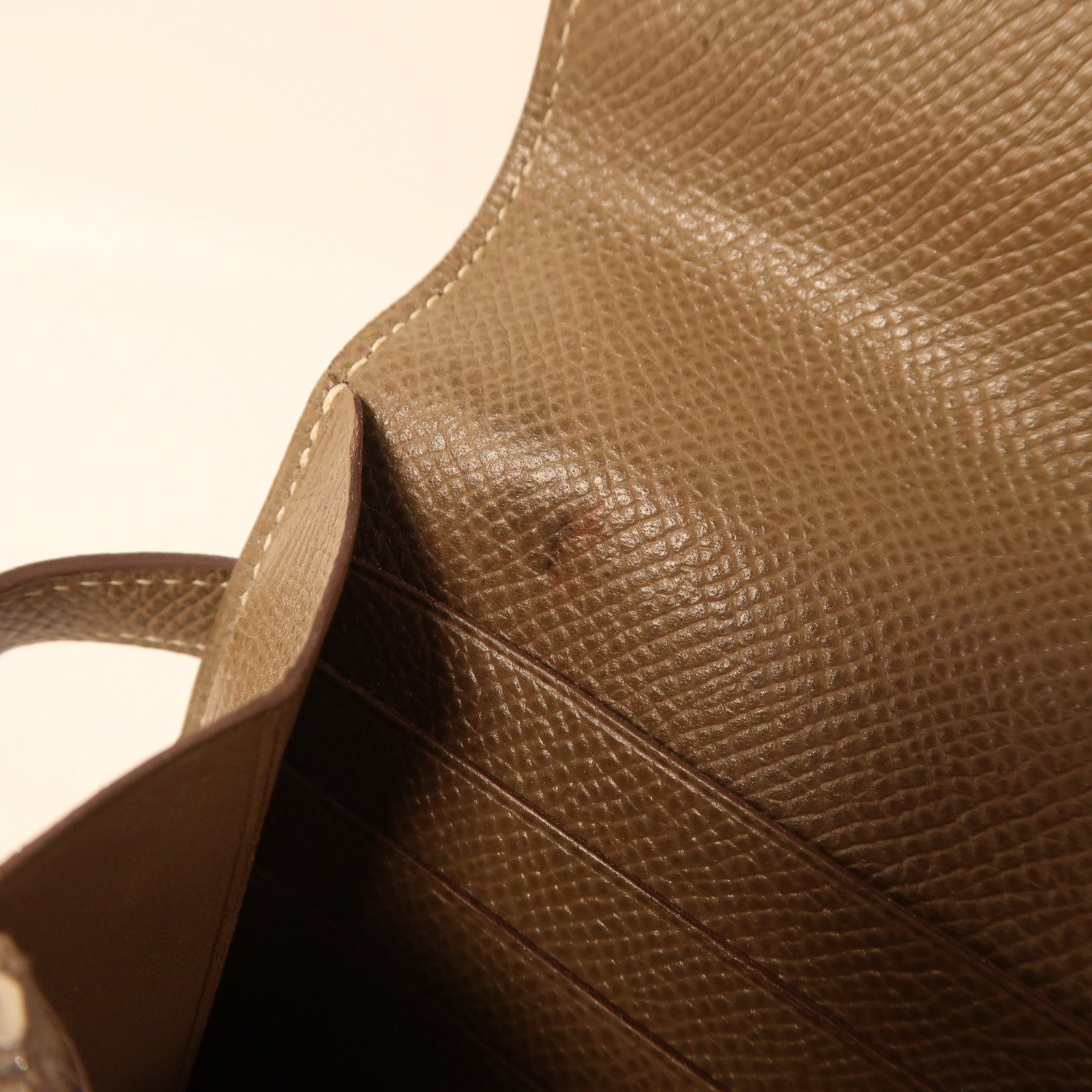 HERMES Epsom皮革Kelly Long Wallet銀扣長錢包