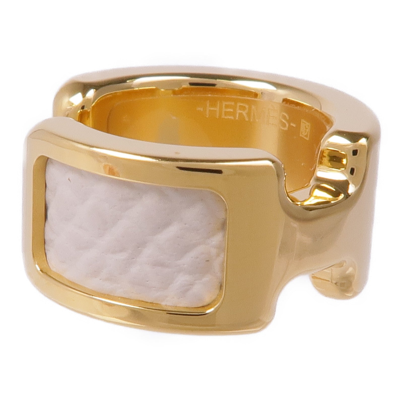 HERMES 金屬/皮革Olympe Ear Cuff耳夾