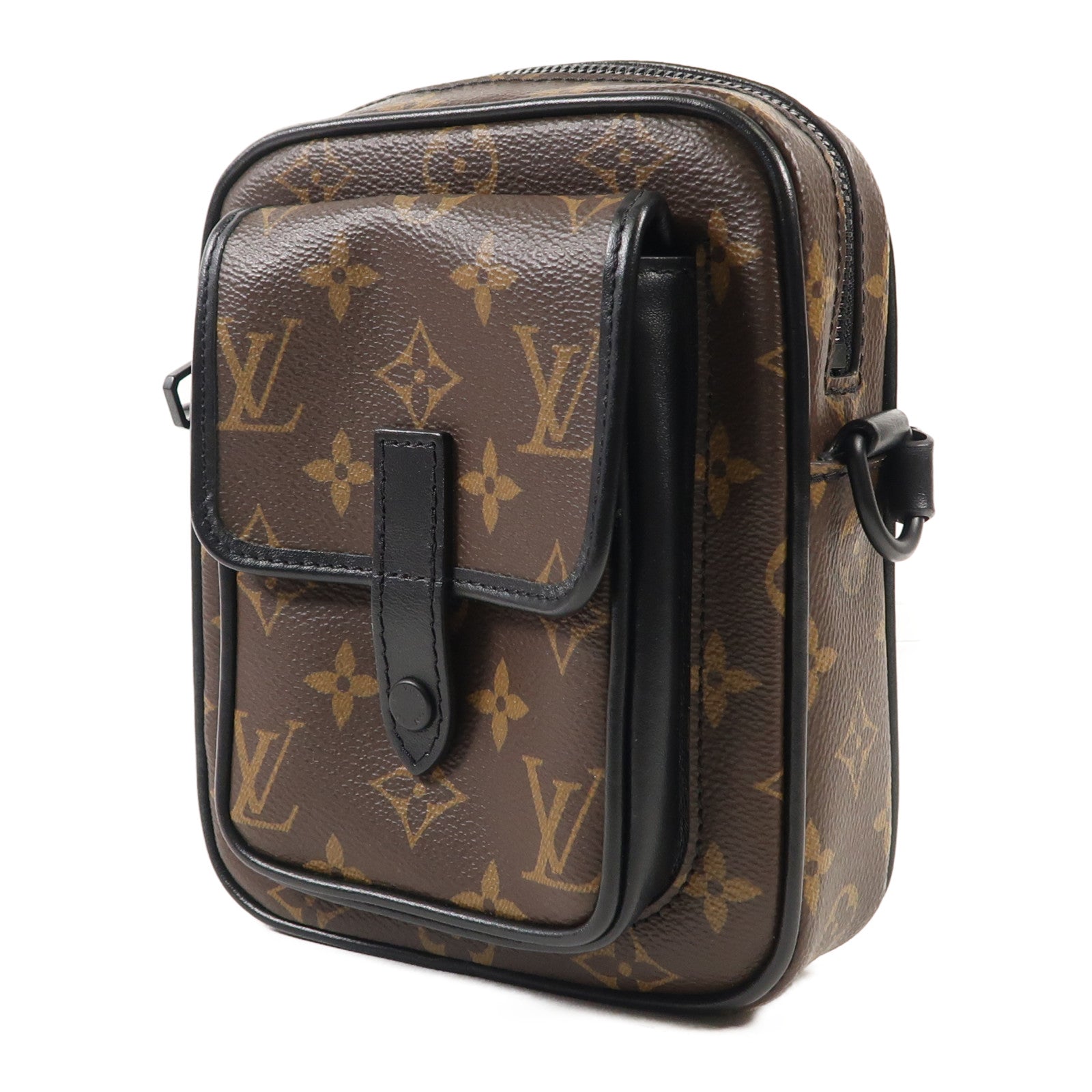 LOUIS VUITTON Monogram Macassar Christopher Wearable Wallet肩背袋