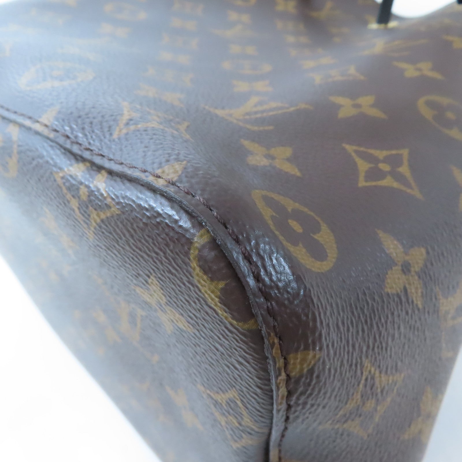 LOUIS VUITTON Monogram Neo Noe MM金扣肩背袋啡色