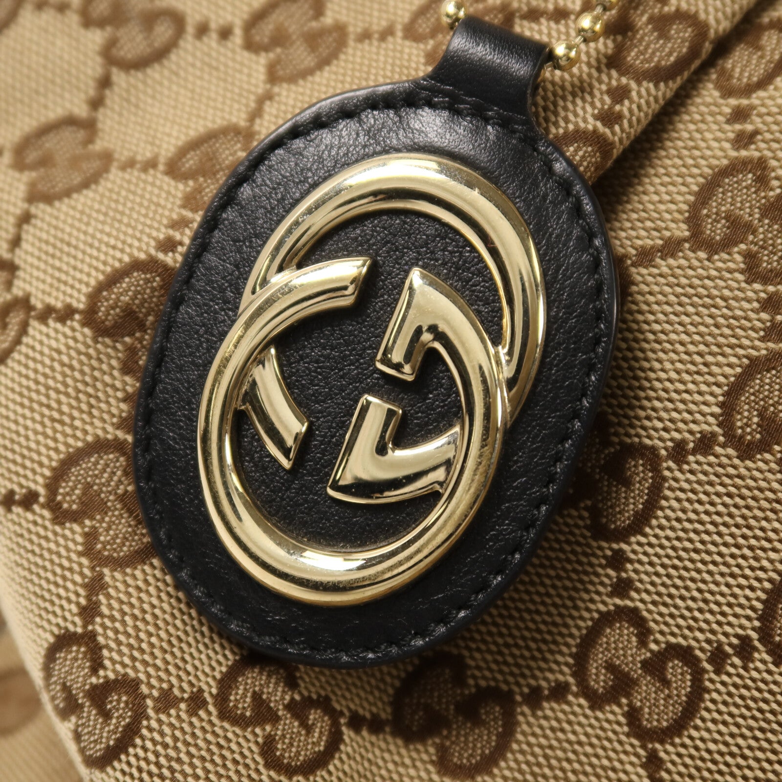 GUCCI 帆布Sukey Tote Bag金扣手挽袋