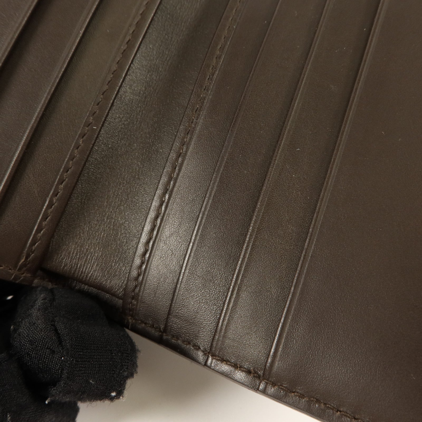 BOTTEGA VENETA 織紋皮革Bifold Wallet With Chain錢包