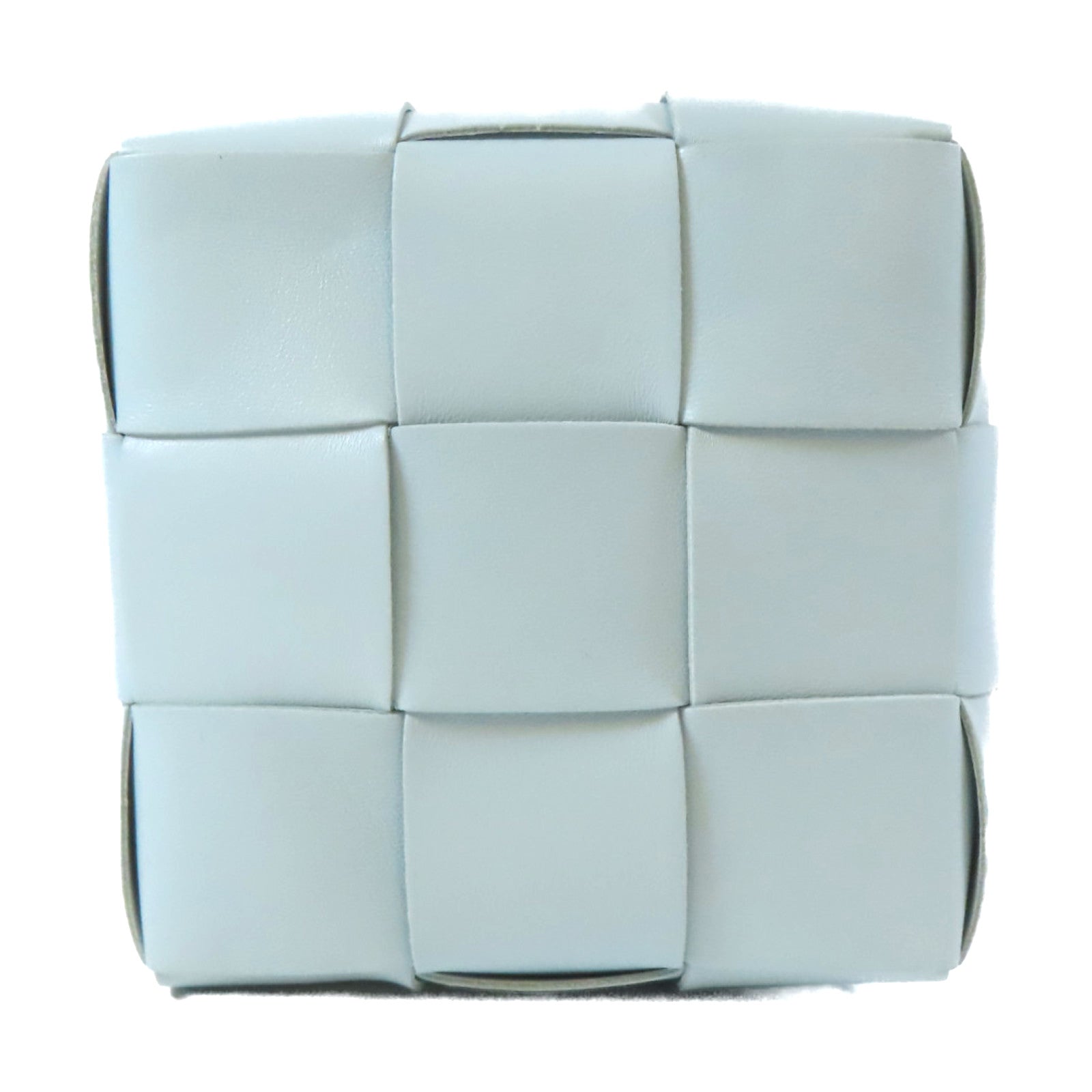 BOTTEGA VENETA 【激減優惠】羊皮皮革Small Cassette Cross-Body Bucket肩背袋藍色