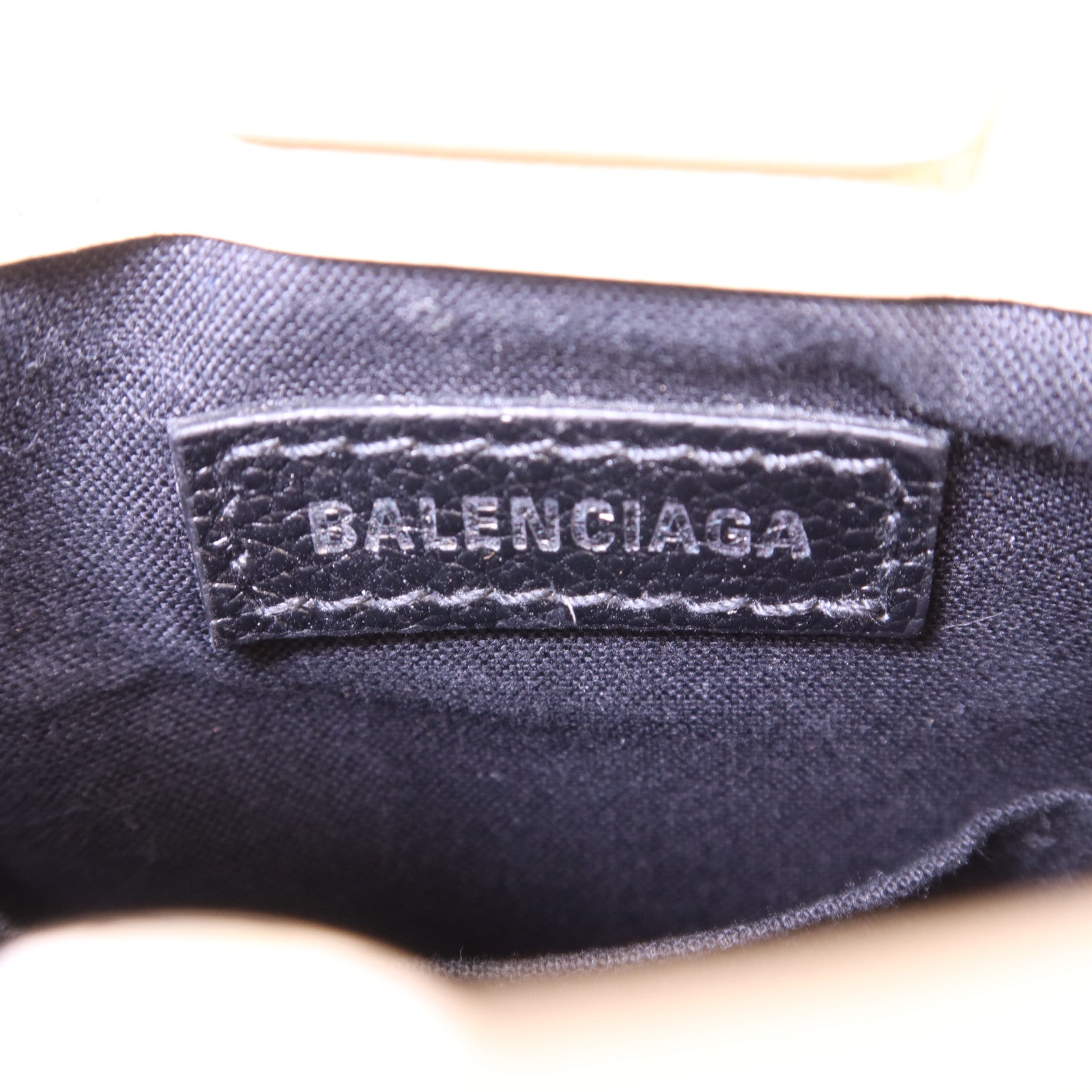 BALENCIAGA 【激減優惠】牛皮皮革Phone Holder銀扣手挽肩背兩用袋